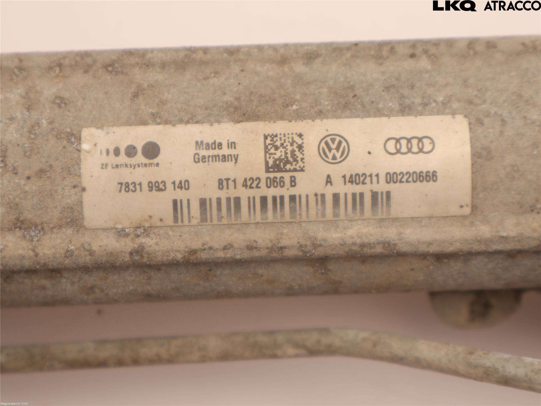 Audi A5 07-16 Servo Snekke - Tannstang