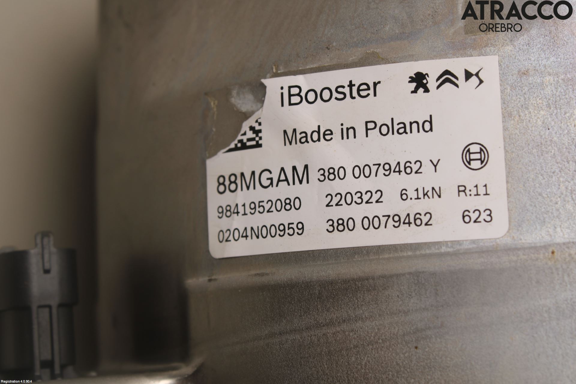 Peugeot 508 19- Bremseservo