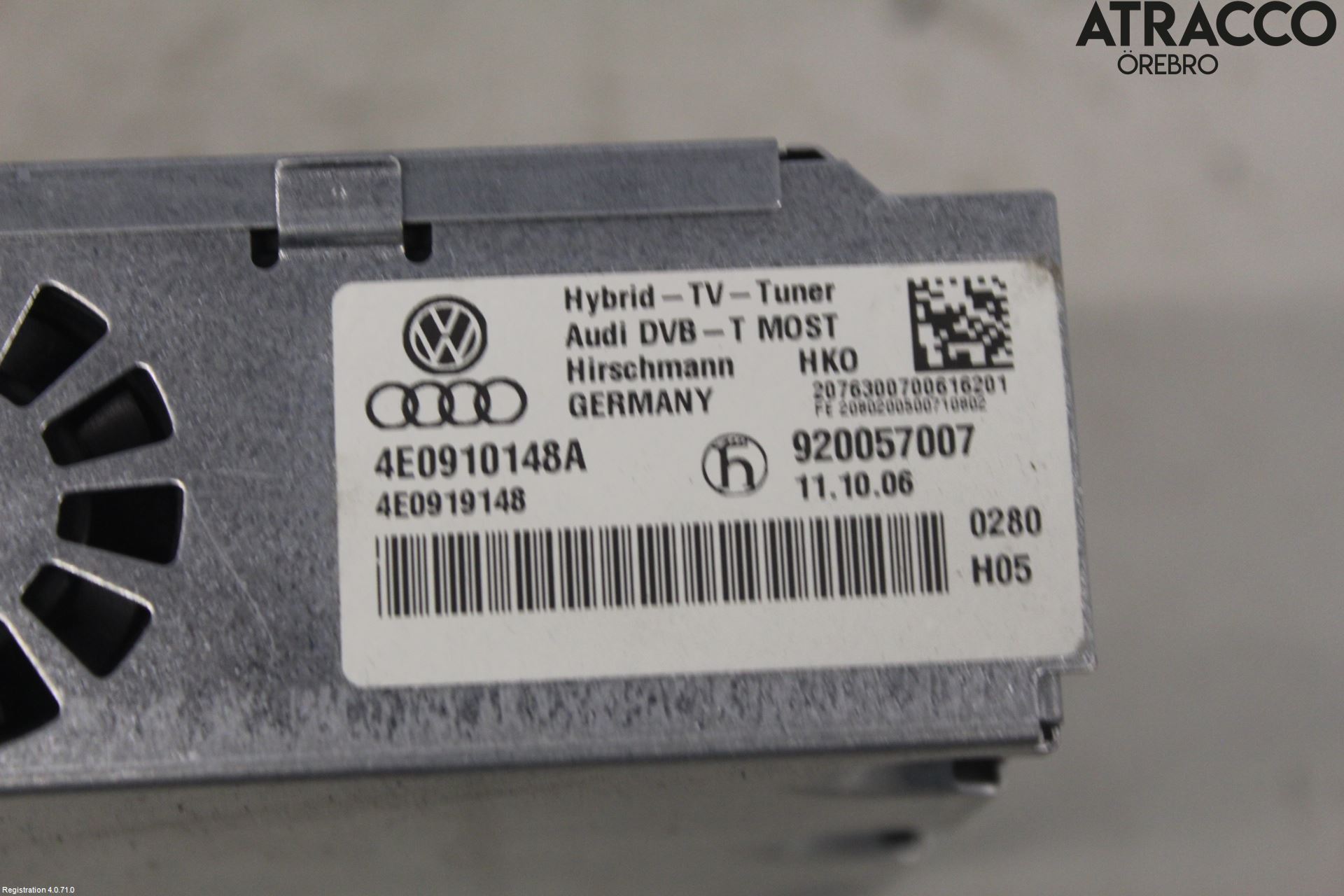 Audi A6/S6     05-11 Stereo Radio Øvrig