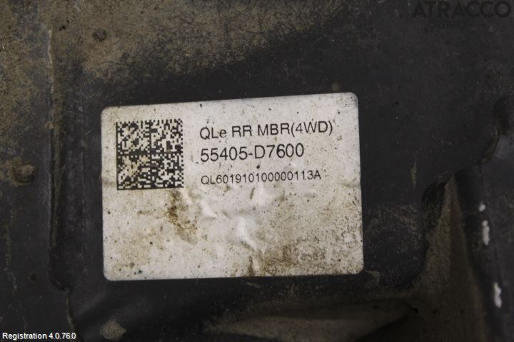 Kia SPORTAGE (QL) 16-21 Bakaksel Feste Travers-Ramme