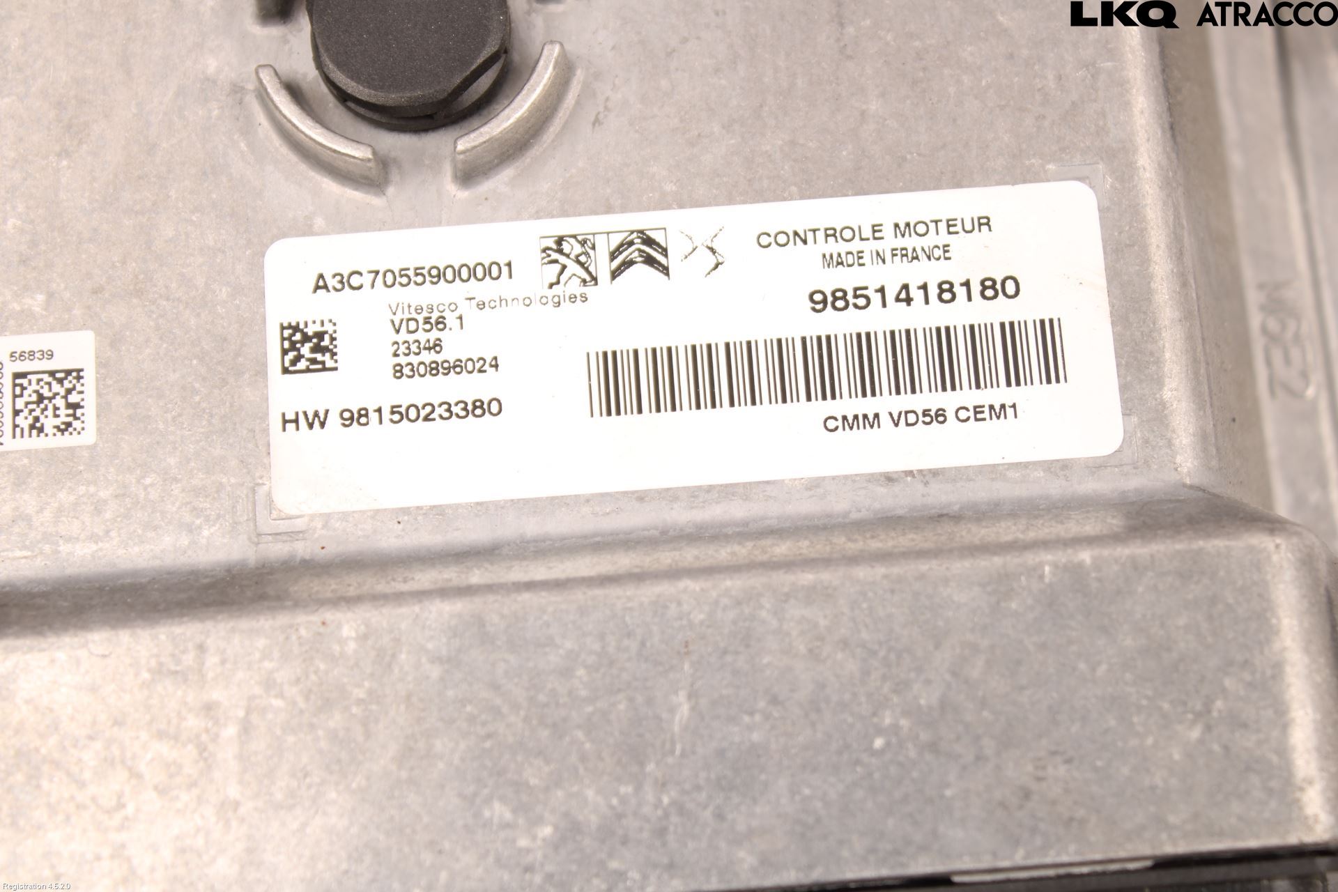 Peugeot 308/E-308 21- Styreenhet Innsprøytning