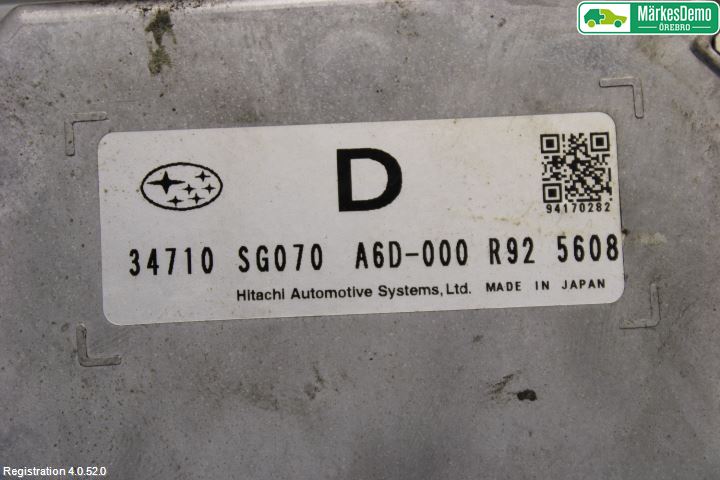 Subaru FORESTER SJ 13-18 Styreenhet Styreservo