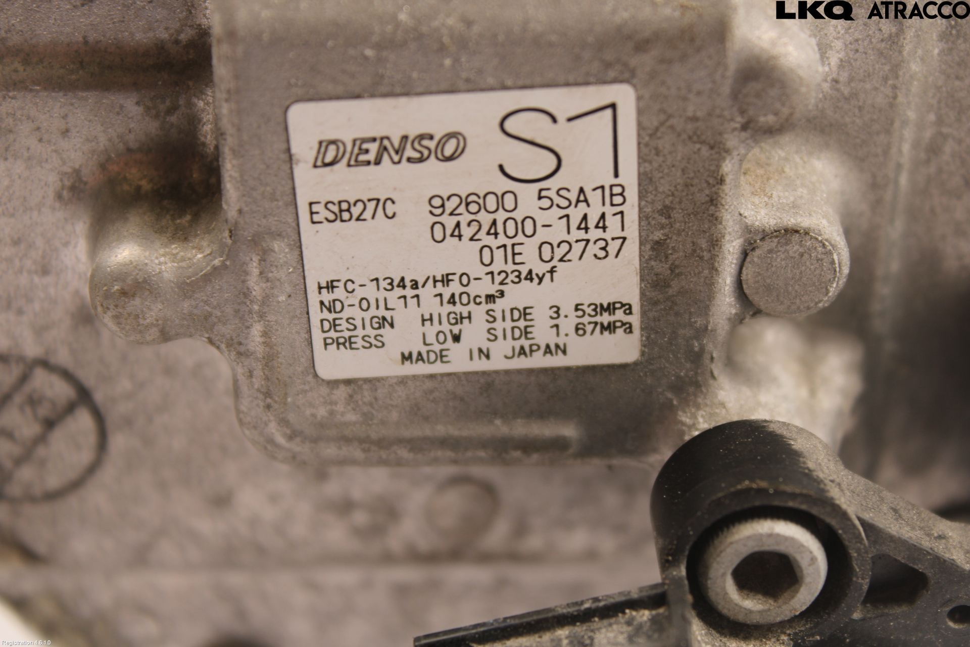 Nissan LEAF 18- Varme Ac Kompressor