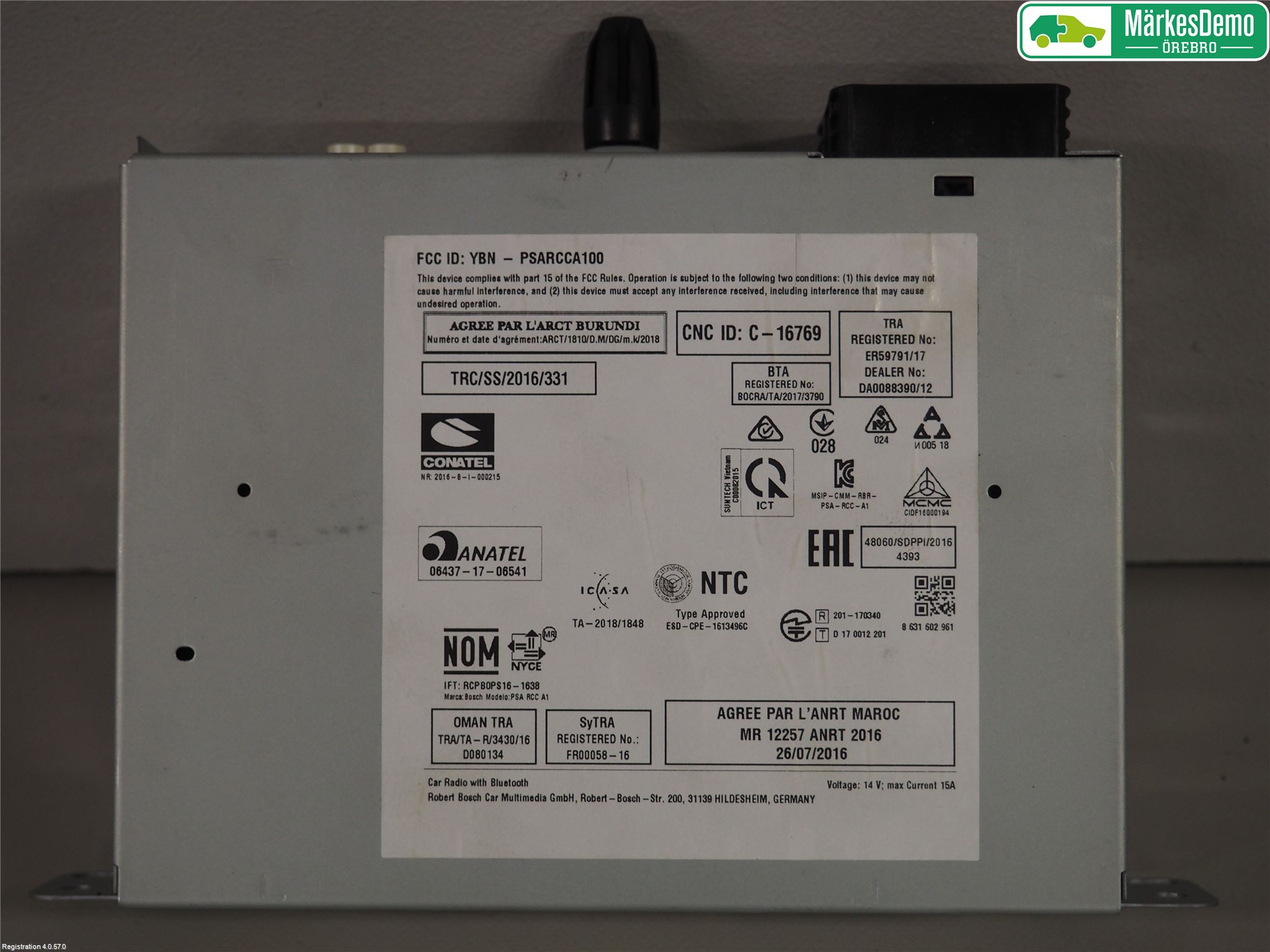Peugeot 308 14-21 Stereo Radio