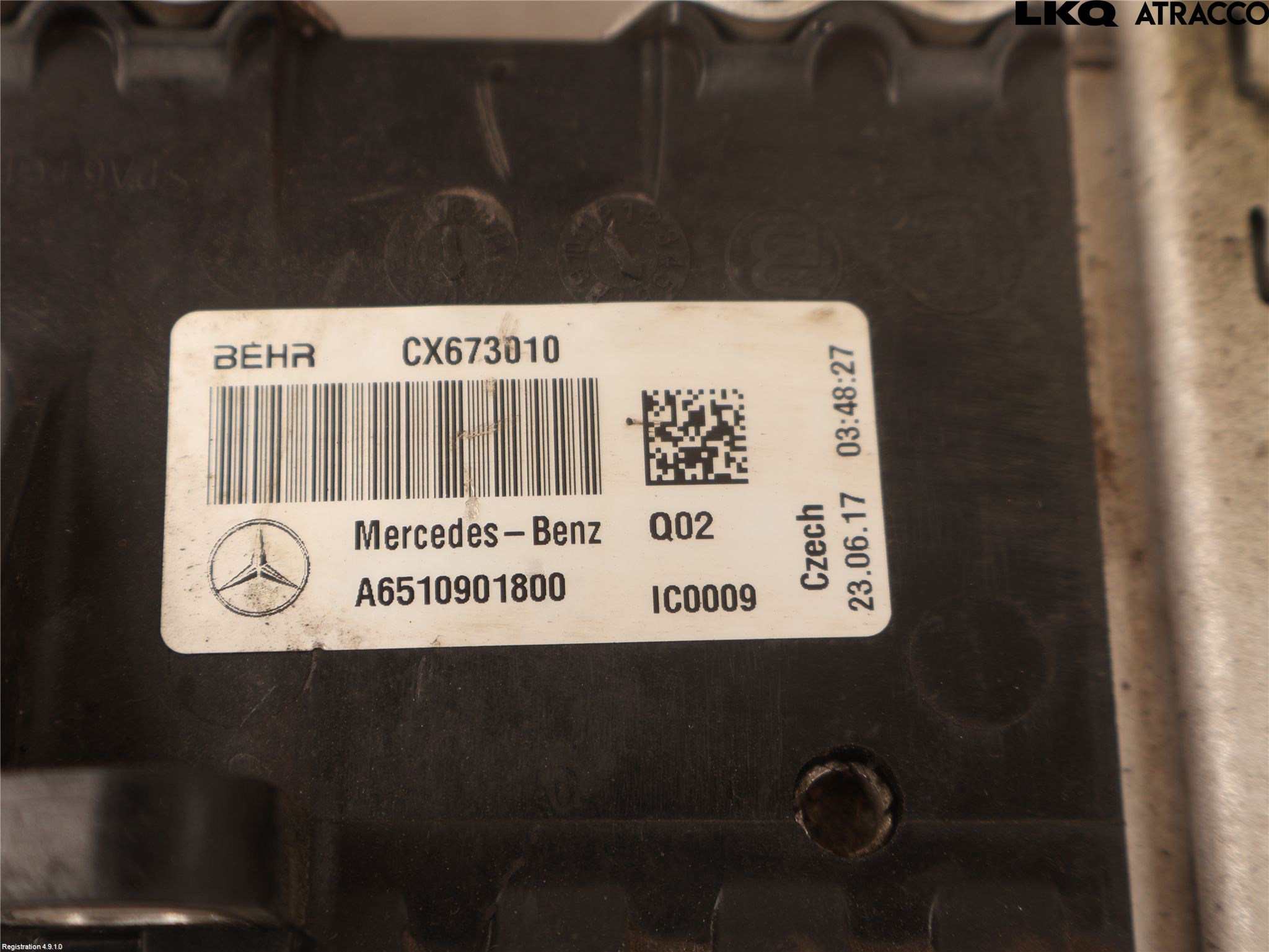 Mercedes-Benz MB GLC-KLASS (X253/C253) 15-22 Intercooler Radiator