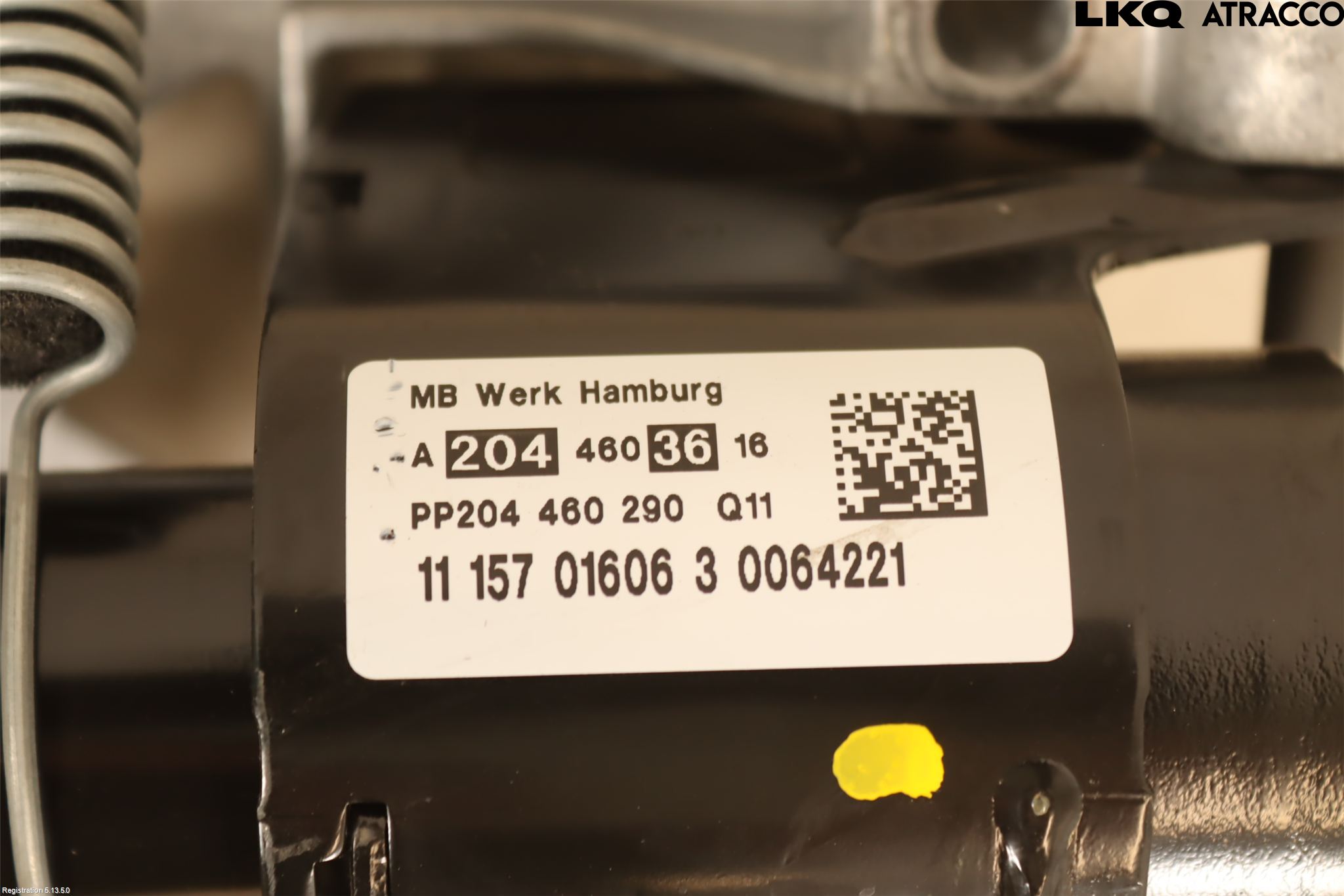 Mercedes-Benz MB GLK-KLASS (X204) 08-16 Rattakselaggregat Innebygd Servo