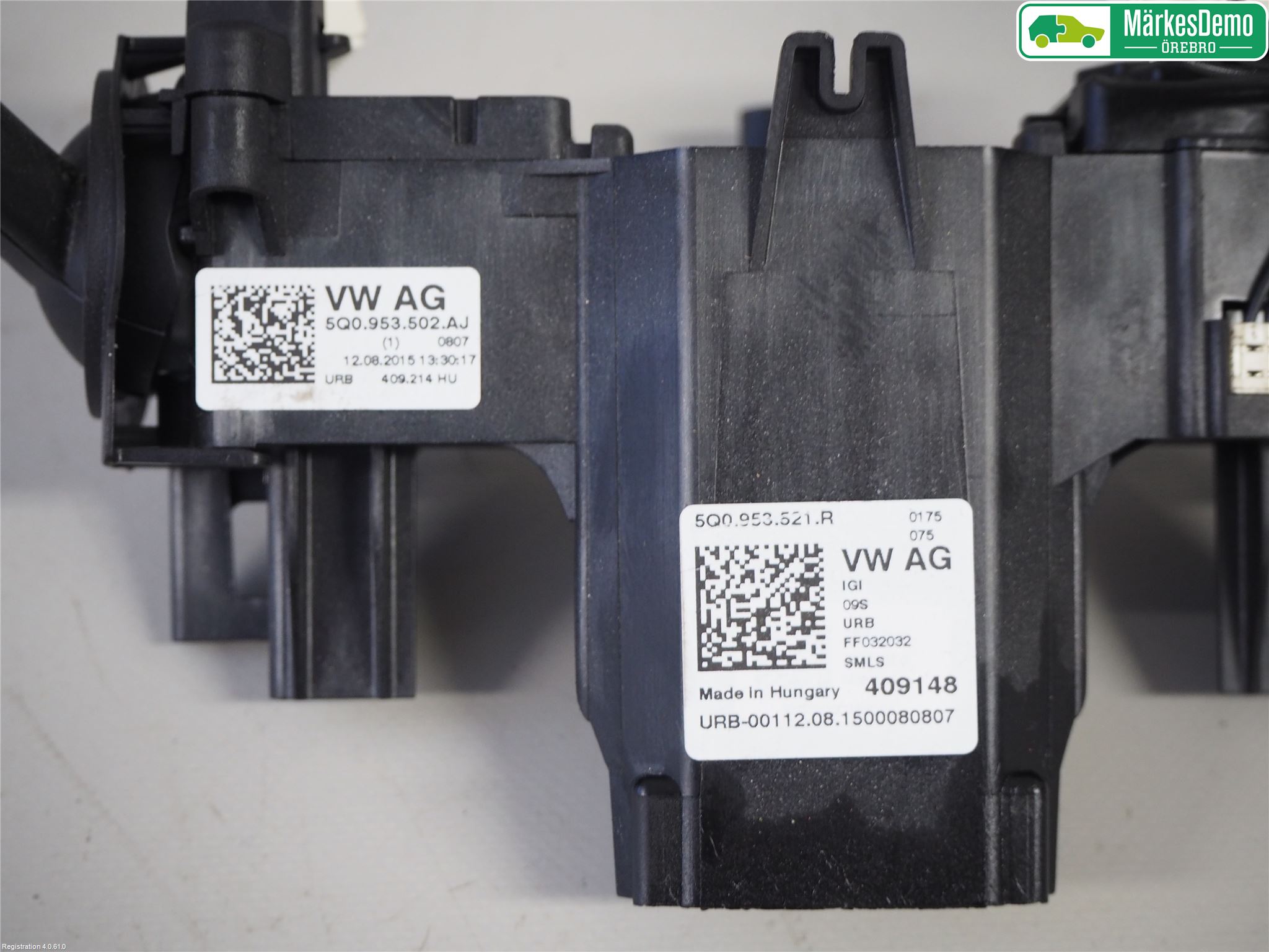 Volkswagen VW GOLF / E-GOLF VII 13-20 Bryter Ratt Kombi H Og V