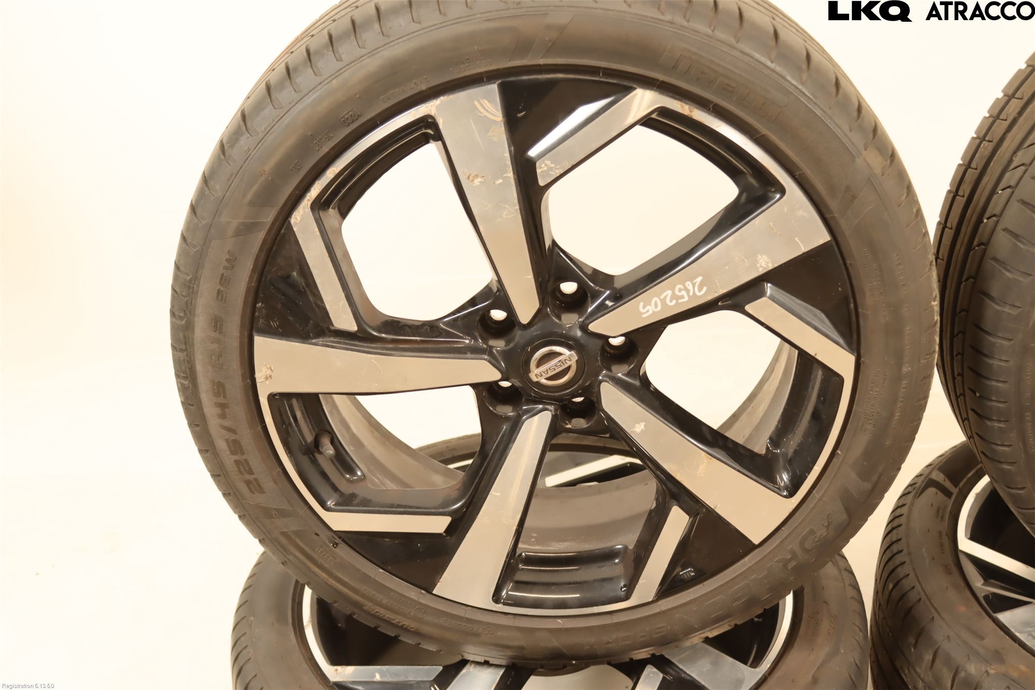 Nissan QASHQAI 17-21 Dekk Sommer På Alu Felg 4Stk