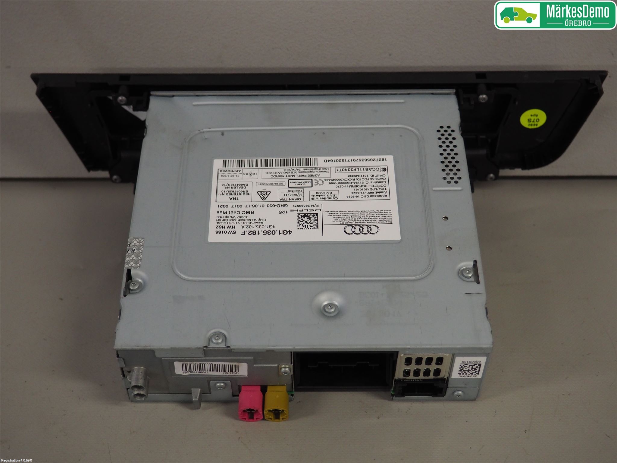 Audi A6/S6 4G 11-18 Stereo Radio Med Cd