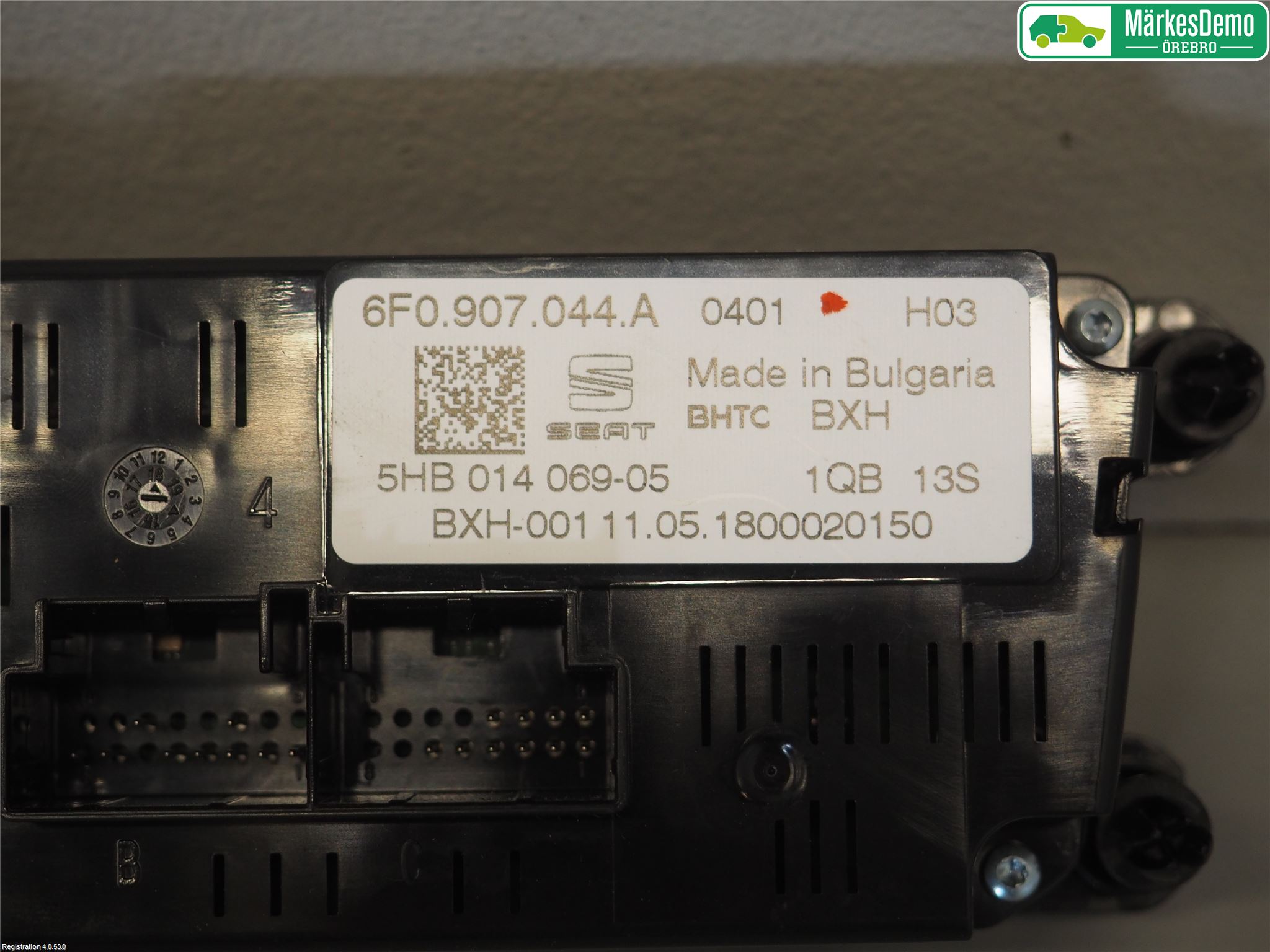 Seat IBIZA V 17-20 Varme Ac Betjening-Display