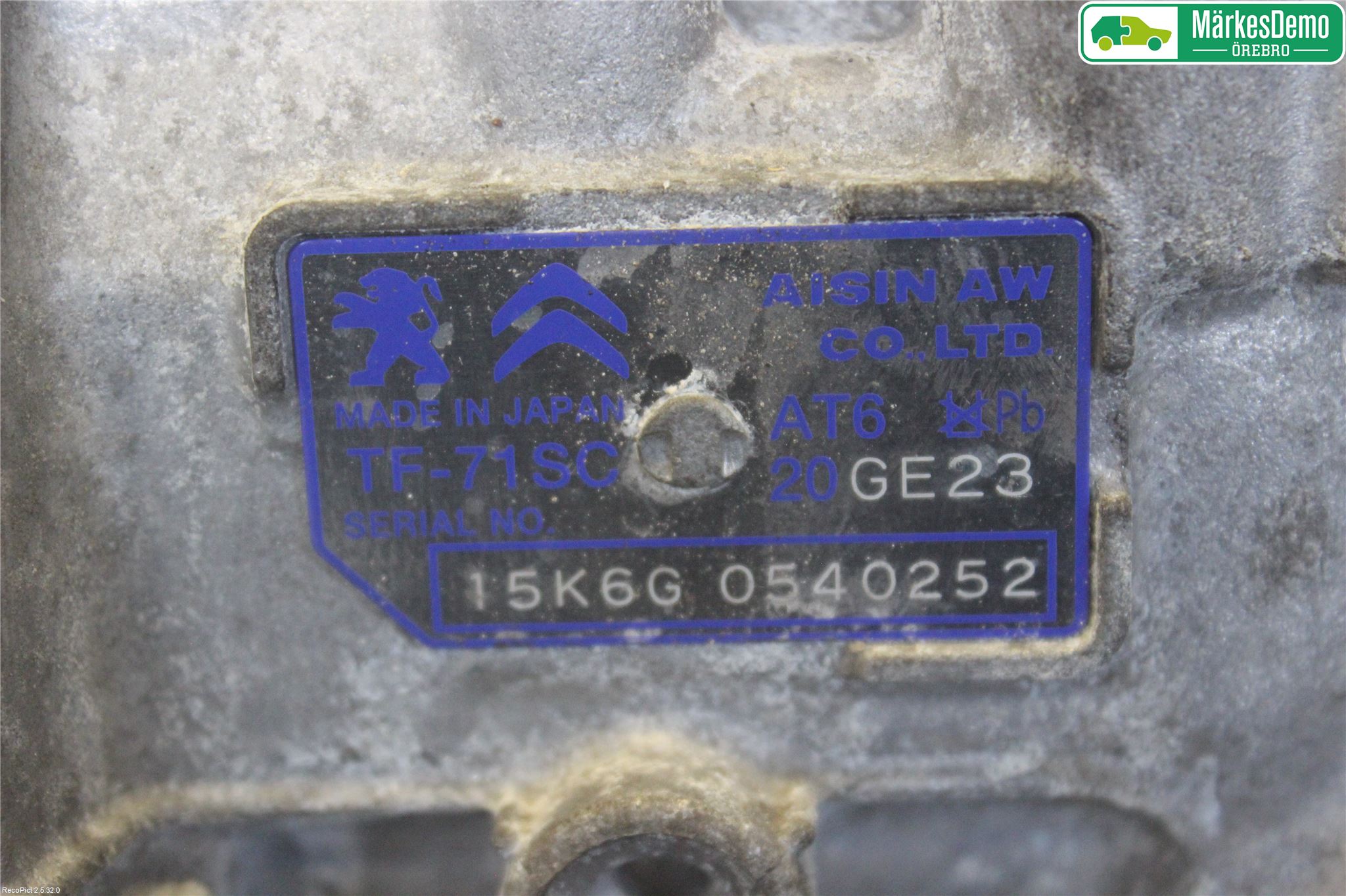 Peugeot 5008 10-16 Gearkasse Automat