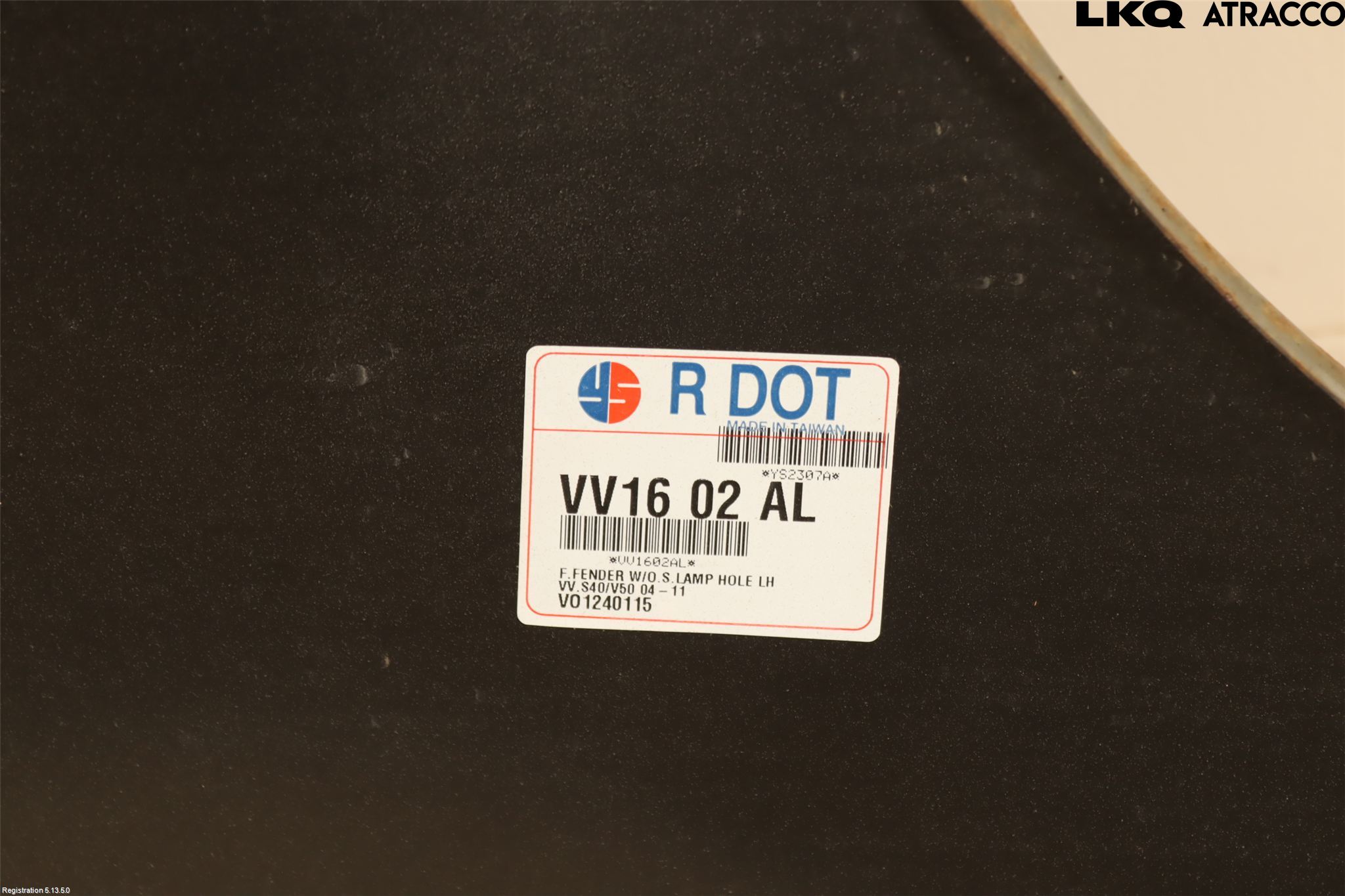 Volvo V50 04-07 Skjerm Foran Venstre