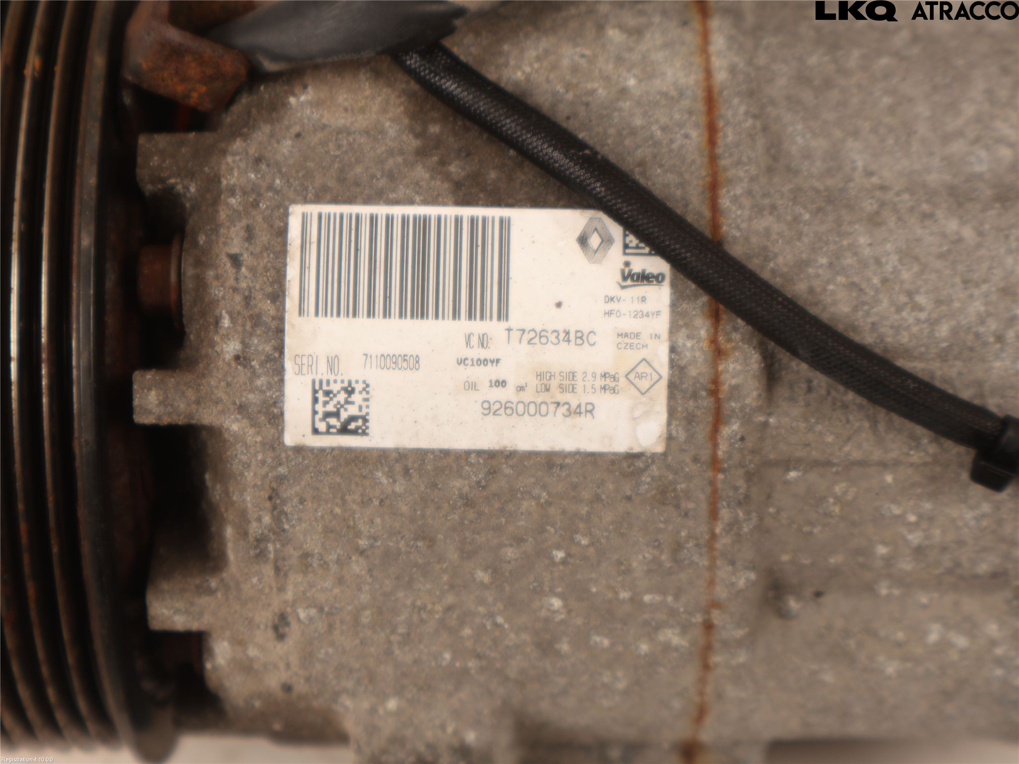 Renault CAPTUR 13-19 Varme Ac Kompressor