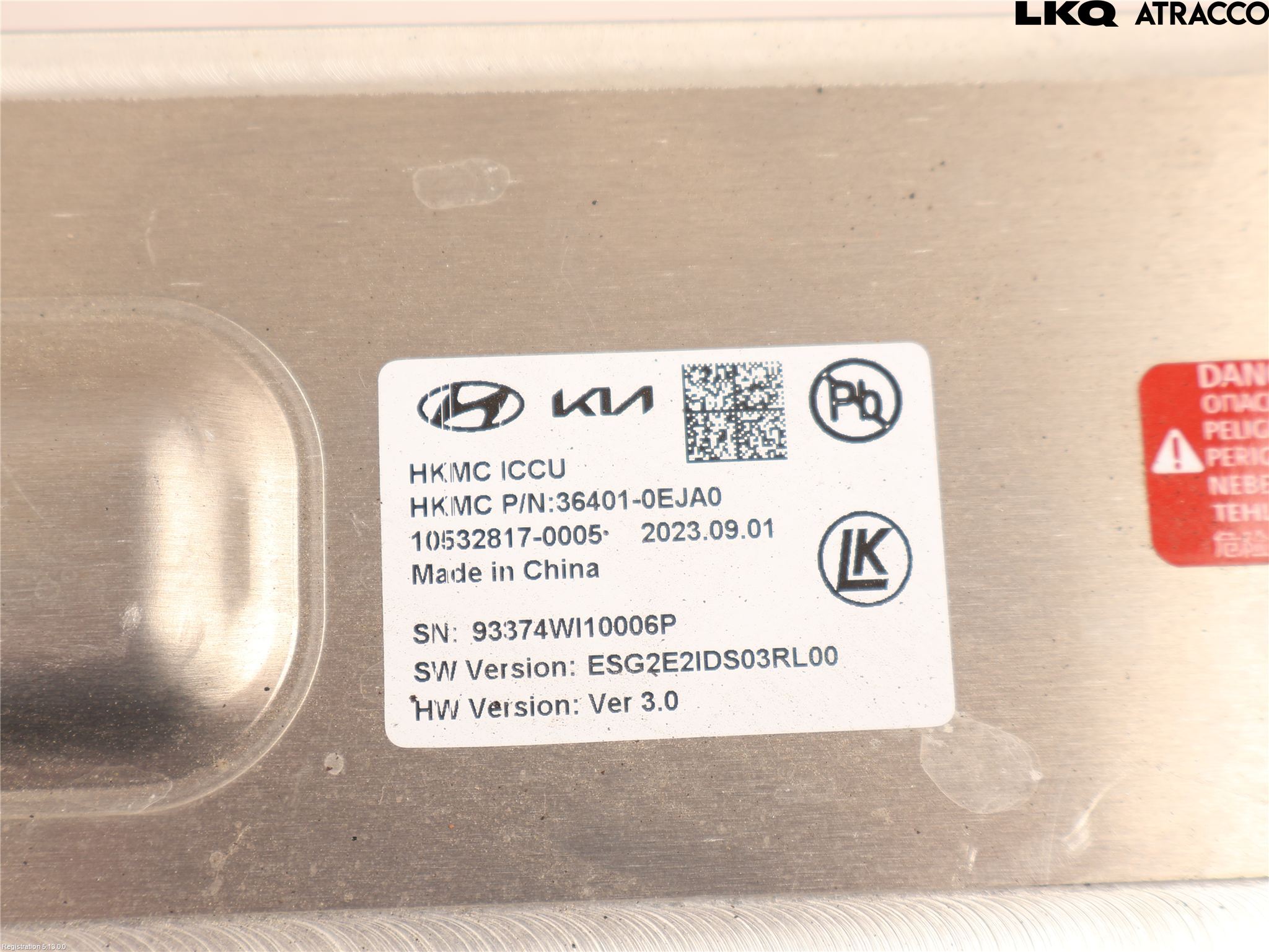 Kia NIRO (SG2) 23- Batterilader Hybrid