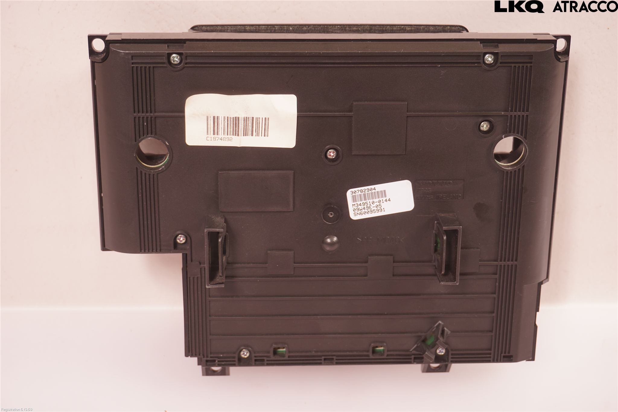 Volvo XC60 09-13 Varme Ac Betjening-Display