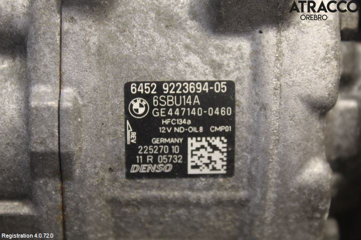BMW X1 E84 10-15 Varme Ac Kompressor