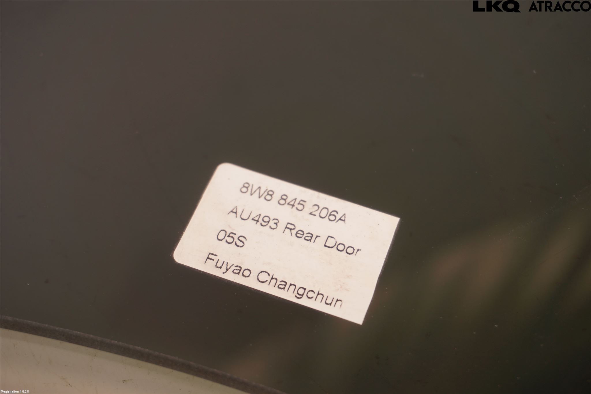 Audi A5 17- Dørrute Bak Høyre 4Dørs