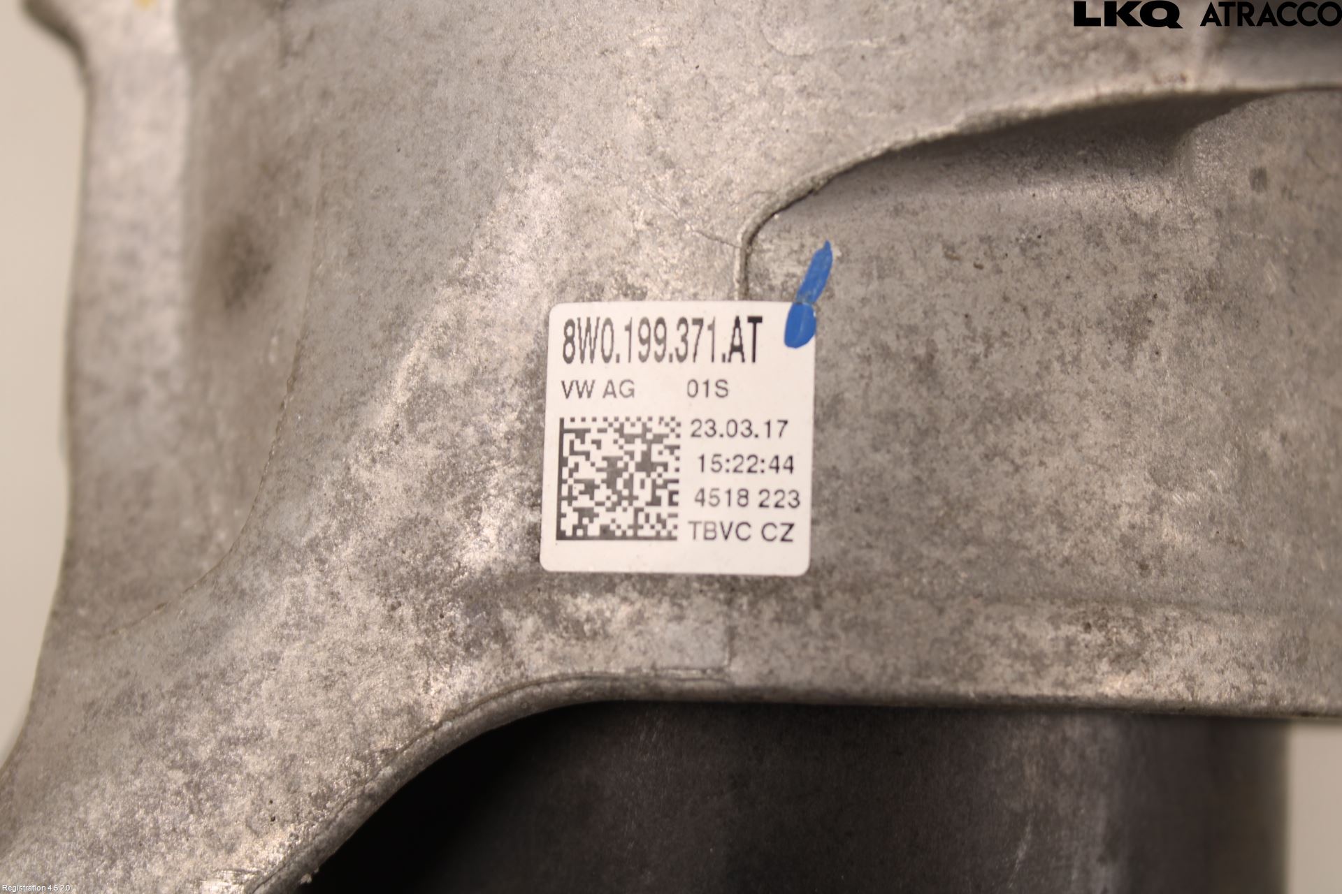 Audi A5 17- Motor Feste Gummi