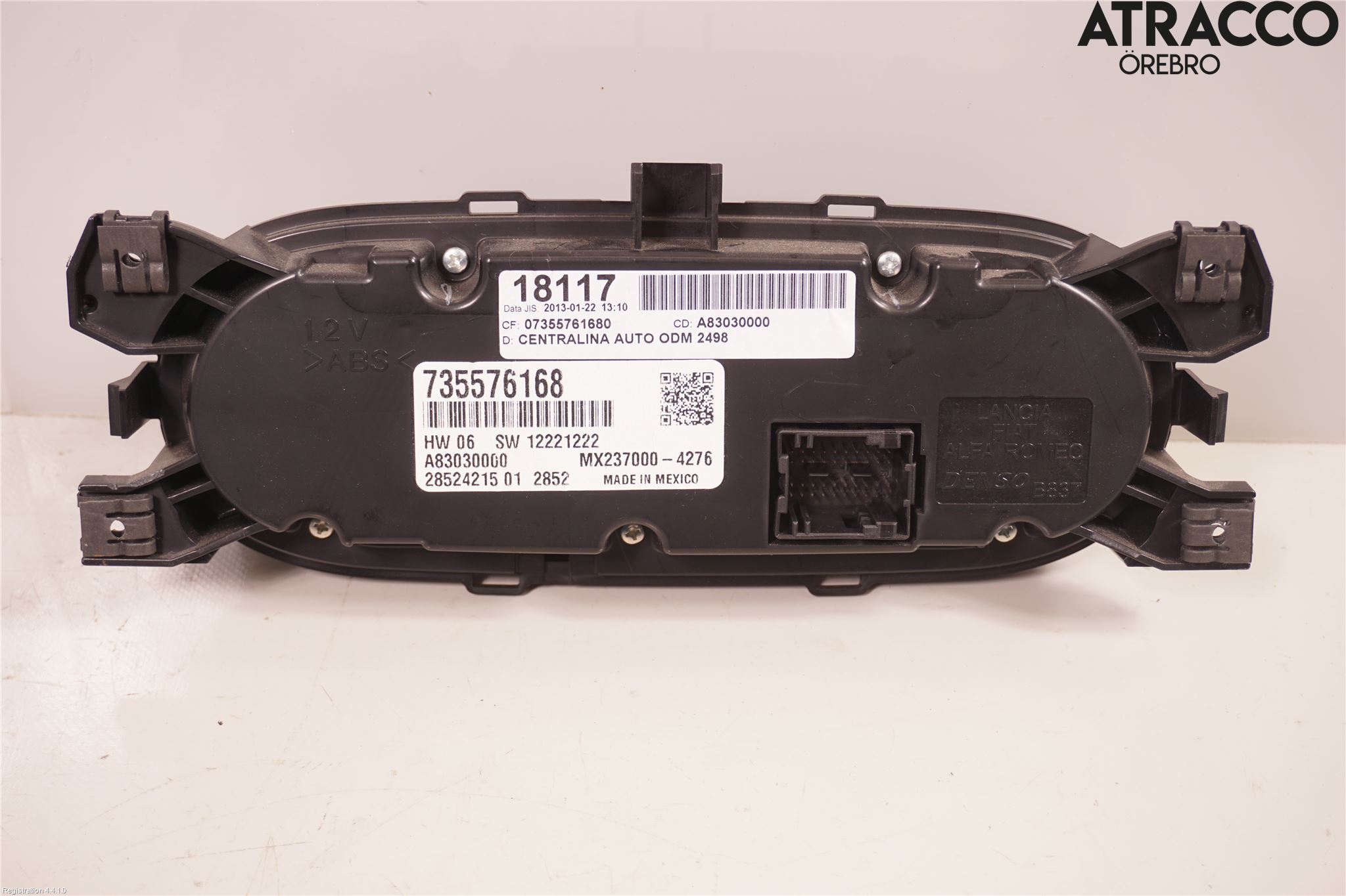 Fiat 500L 13-19 Varme Ac Betjening-Display