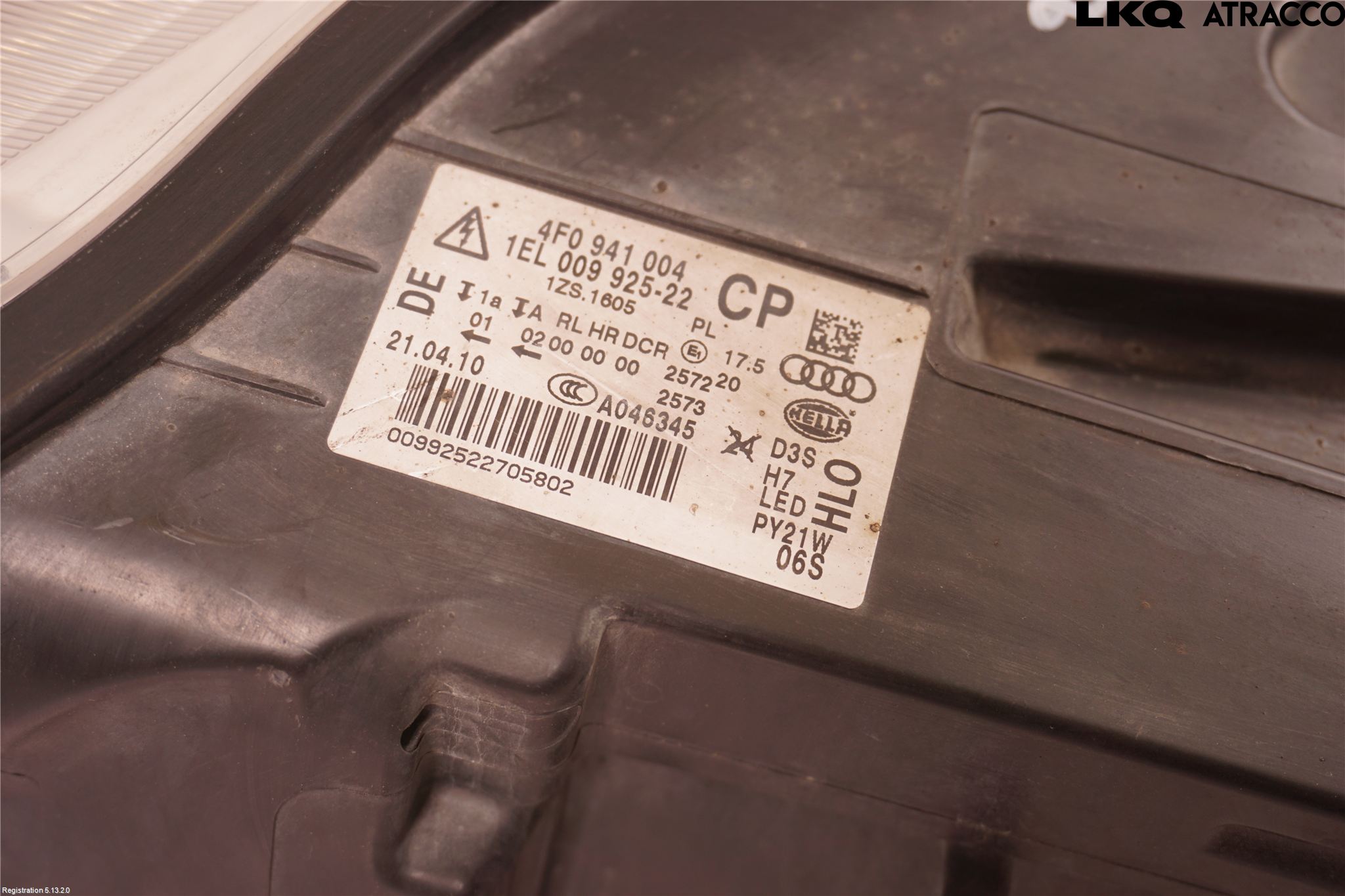 Audi A6/S6     05-11 Frontlykt Høyre