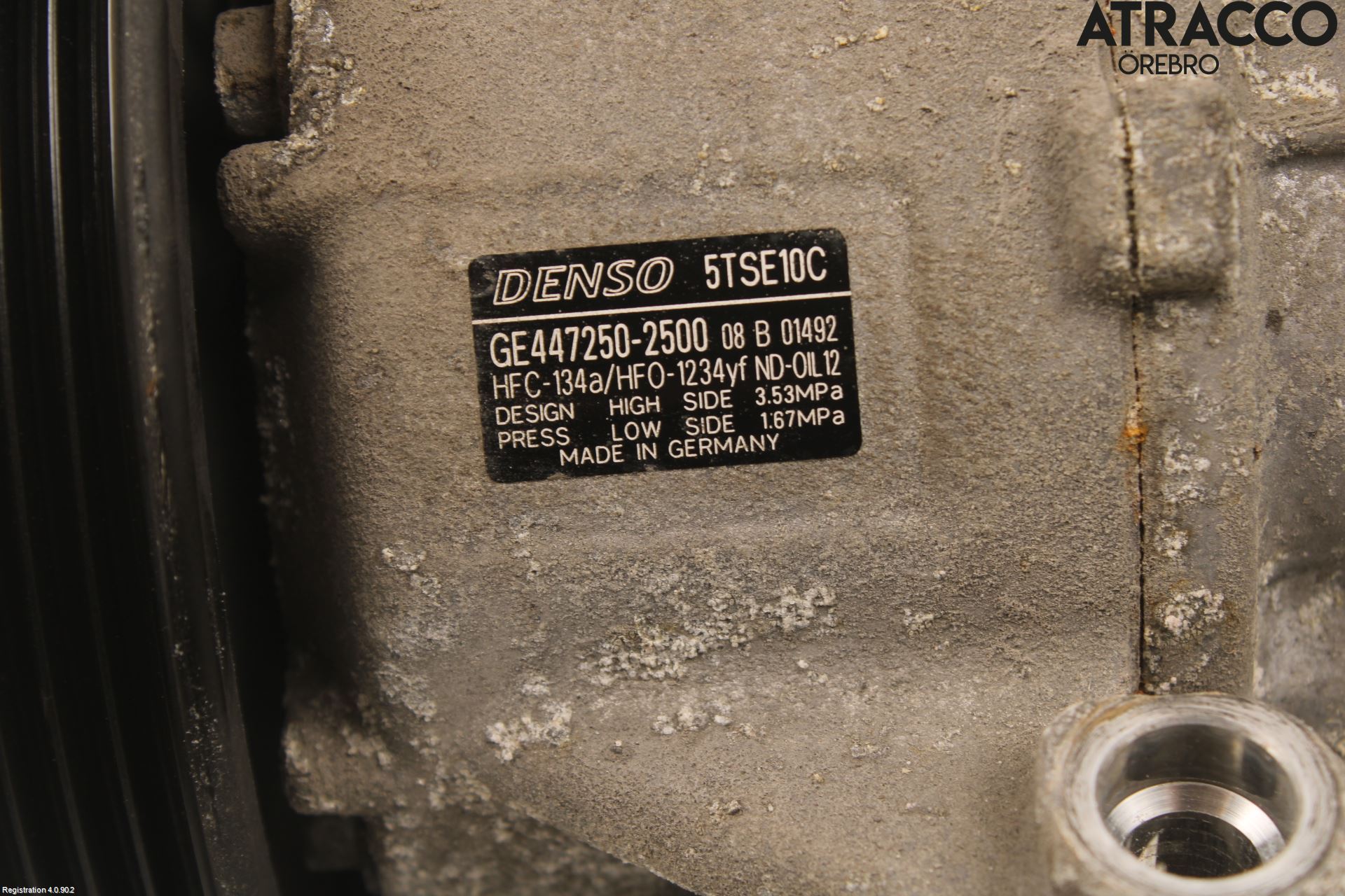 Toyota YARIS XP130 15-20 Varme Ac Kompressor