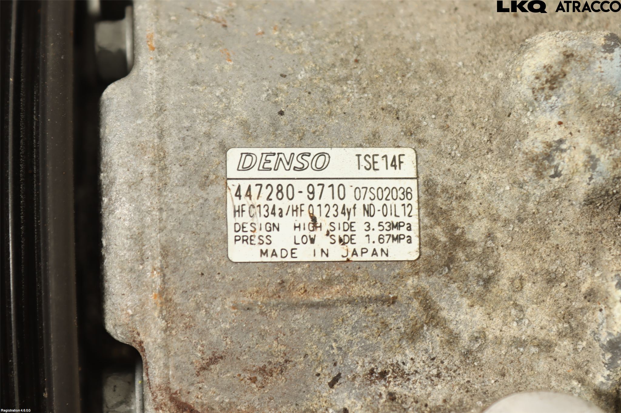 Subaru OUTBACK 15-20 Varme Ac Kompressor