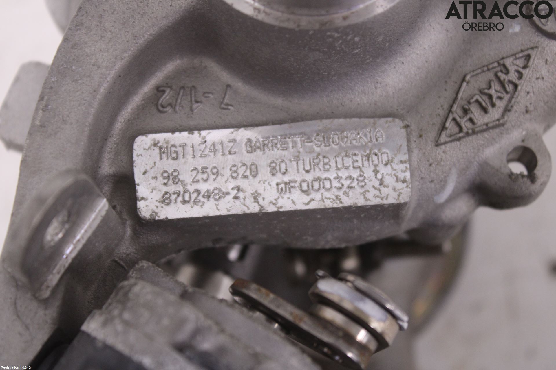 Peugeot PEUGOT 208 16-19 Turboaggregat