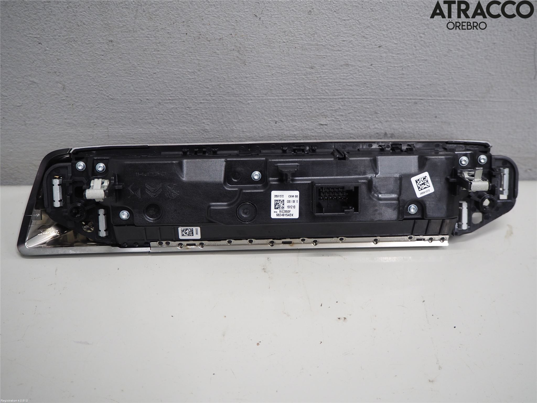 Peugeot 3008 17-24 Varme Ac Betjening-Display