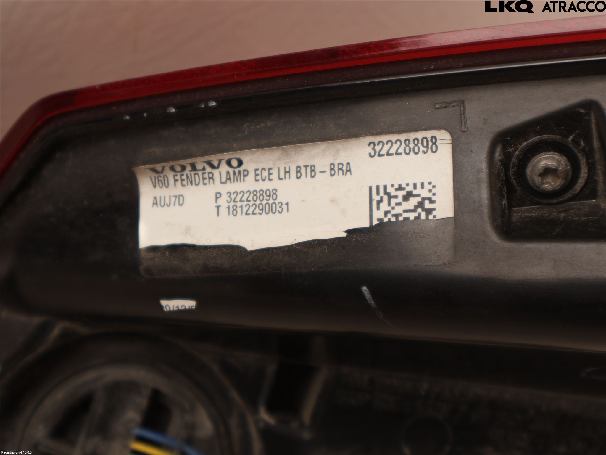 Volvo V60 19- Baklykt Venstre