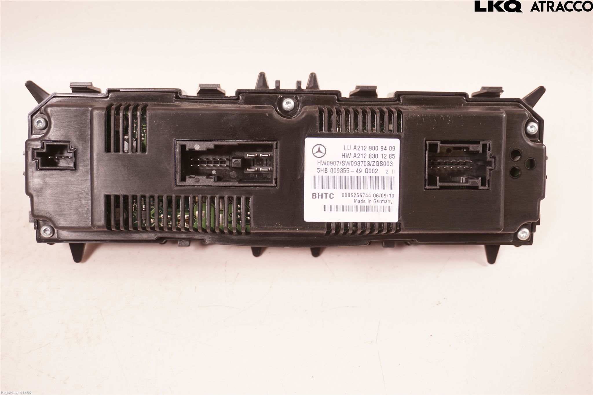 Mercedes-Benz MB E-KLASS (W212) 09-16 Varme Ac Betjening-Display