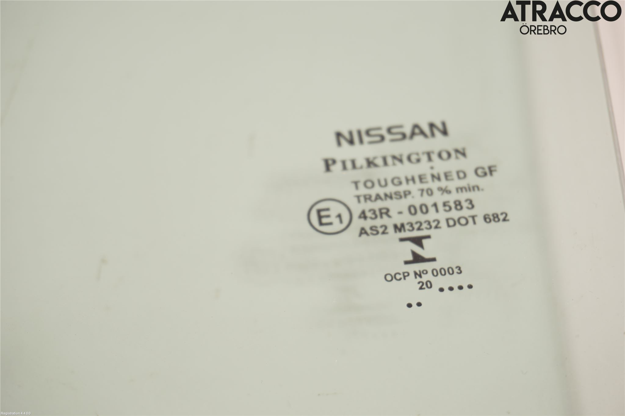 Nissan LEAF 18- Dørrute Bak Venstre 4Dørs