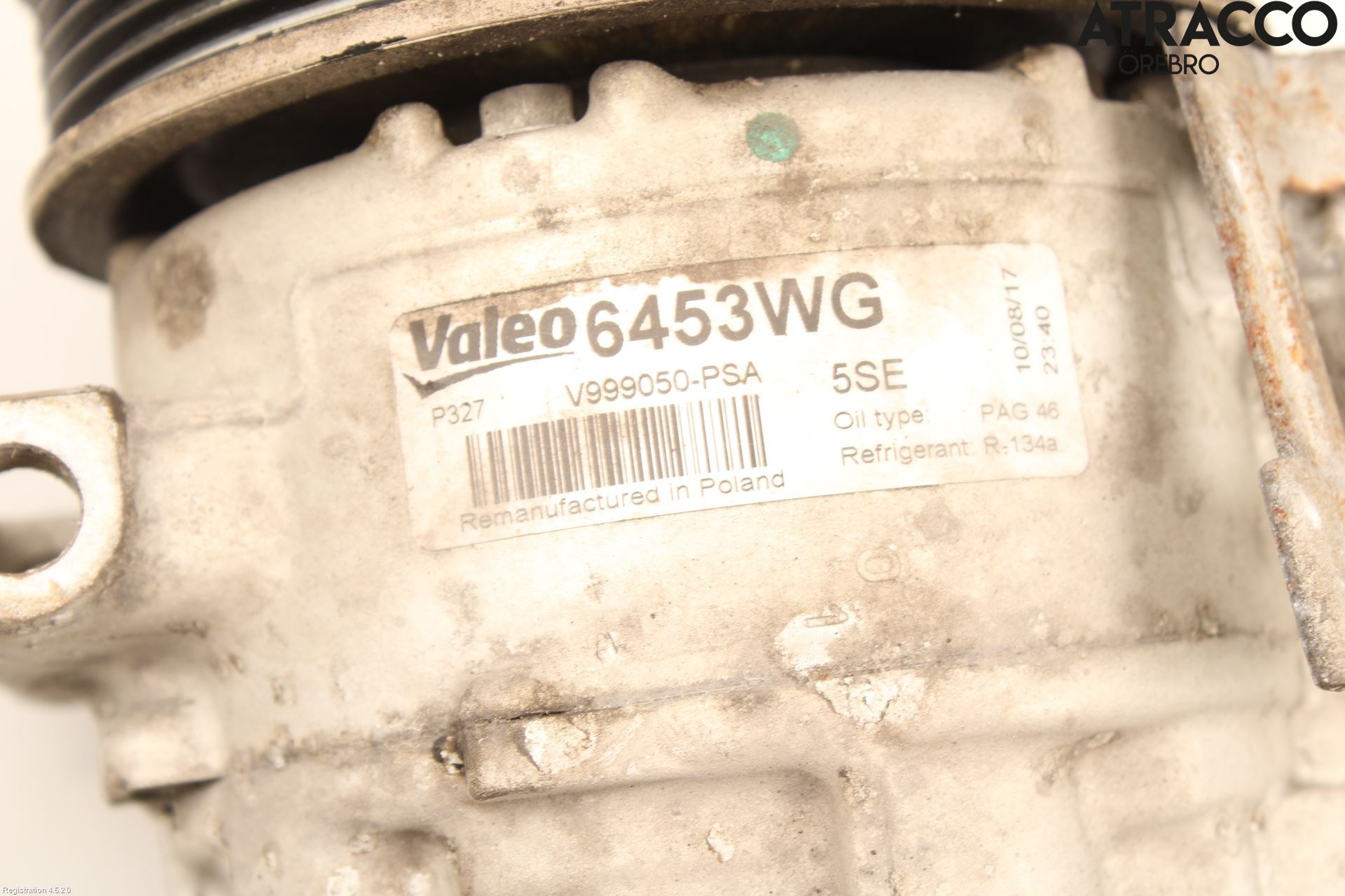 Citroen BERLINGO 08-18 Varme Ac Kompressor