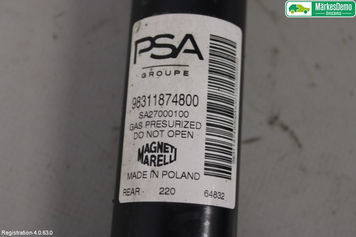 Peugeot 208/E-208 20- Støtdemper Bak