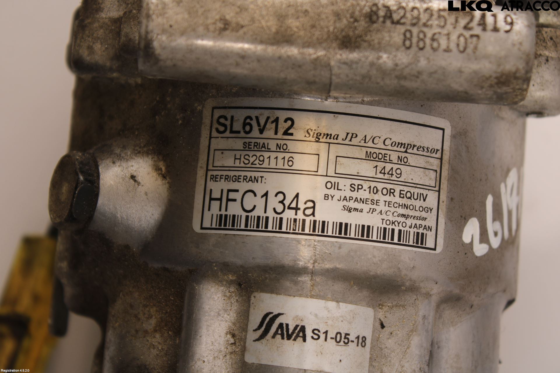 Citroen C3 05-10 Varme Ac Kompressor