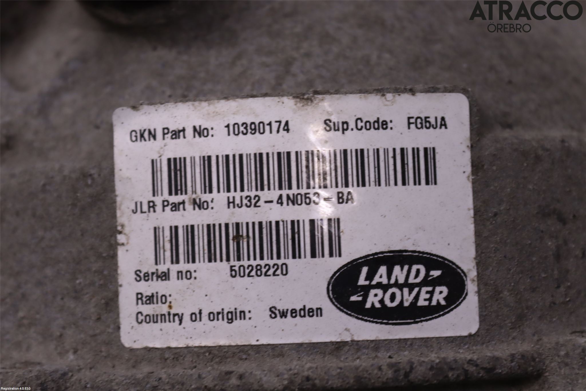 Landrover LAND ROVER DISCOVERY SPORT 15- Bakaksel Kardang Bak -Diff