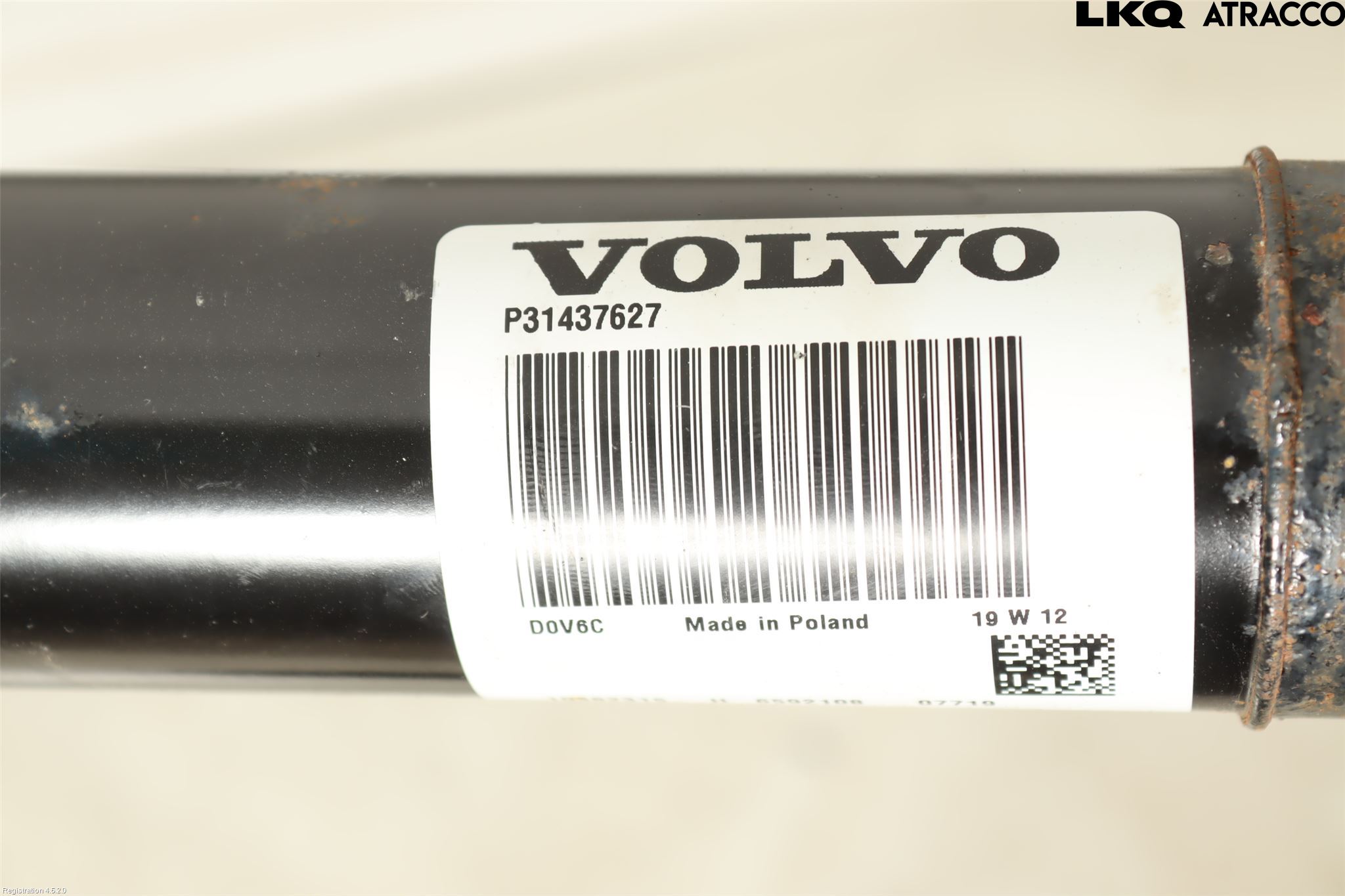 Volvo V60 19- Mellomaksel Kompl