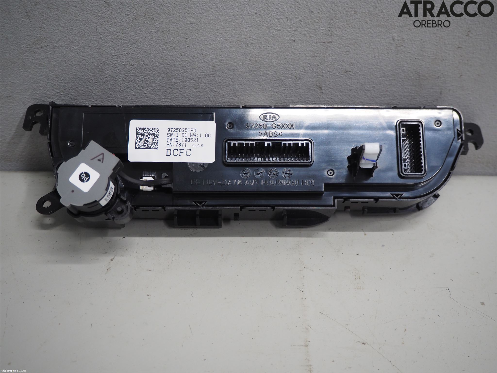 Kia NIRO (DE) 17-22 Varme Ac Betjening-Display