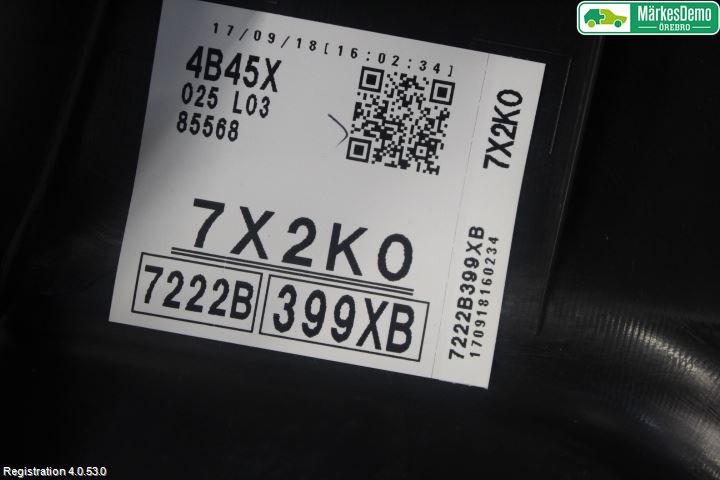 Mitsubishi OUTLANDER 13-21 Innr Dørtrekk Venstre