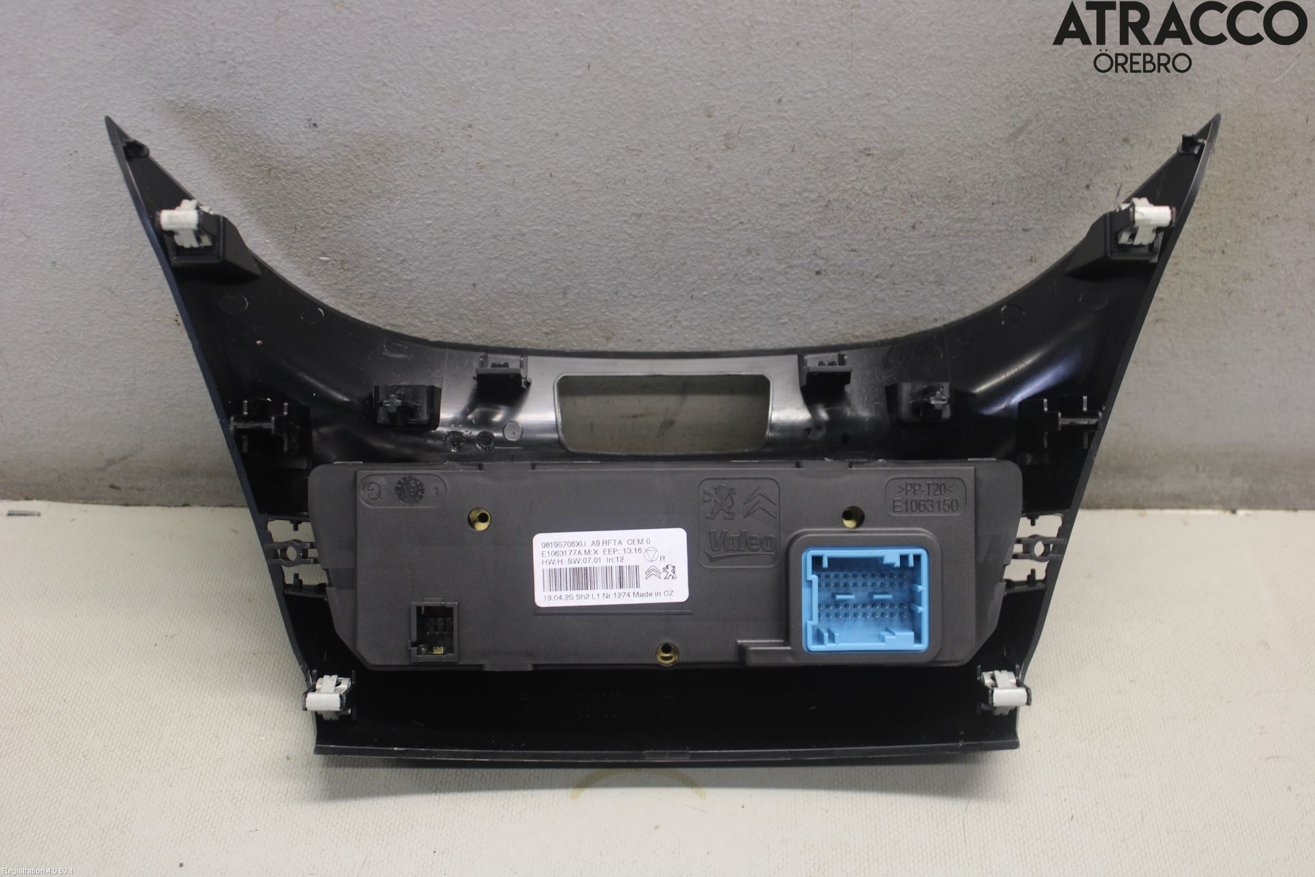 Peugeot 2008 13-20 Varme Ac Betjening-Display