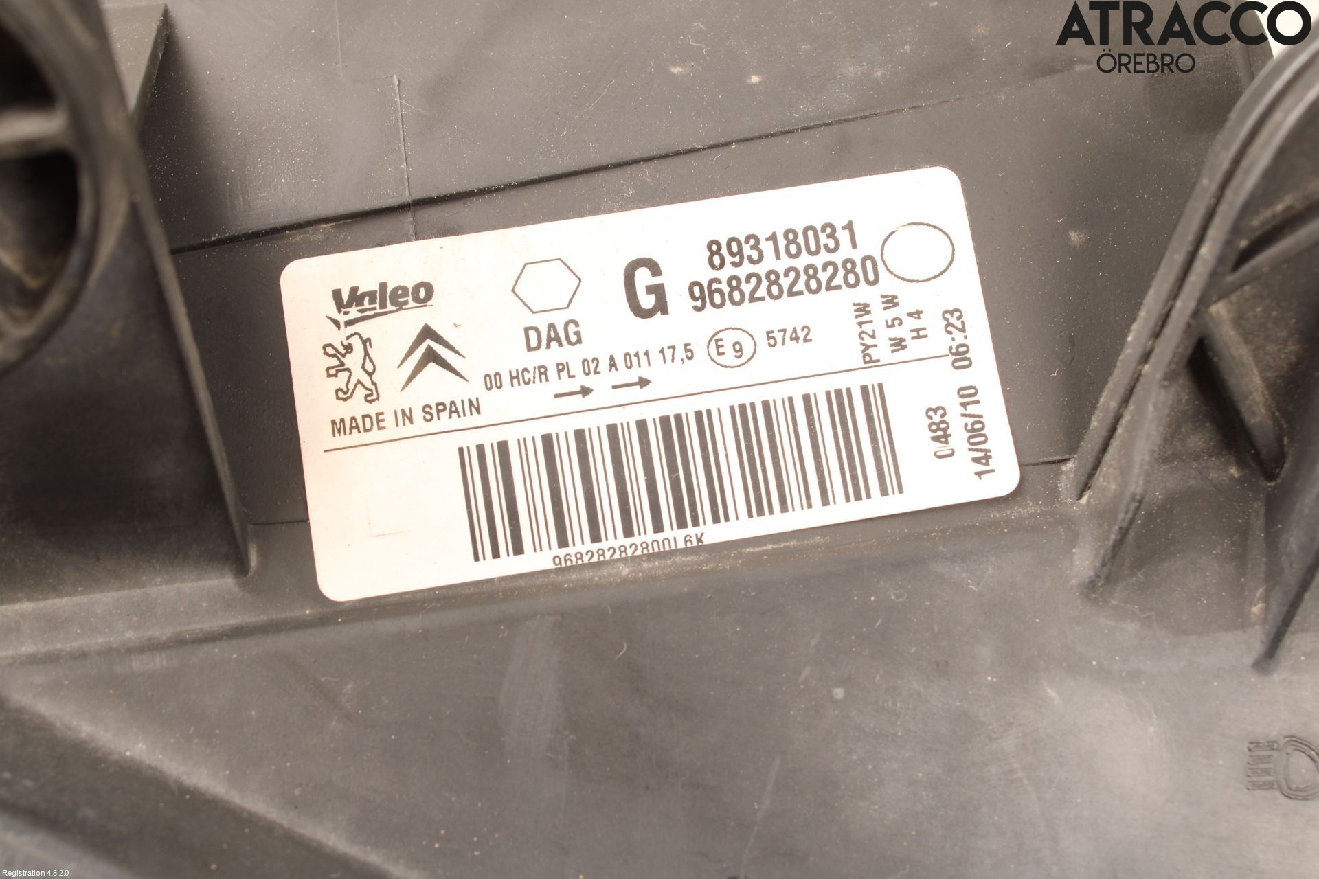 Citroen BERLINGO 08-18 Frontlykt Venstre