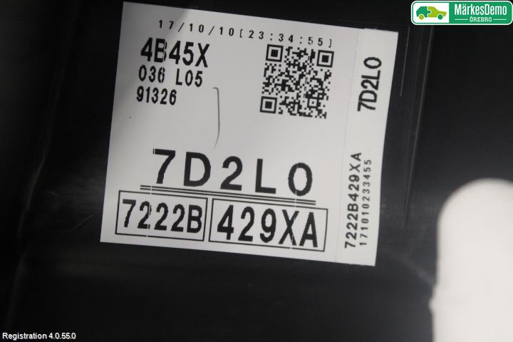 Mitsubishi OUTLANDER 13-21 Innr Dørtrekk Venstre