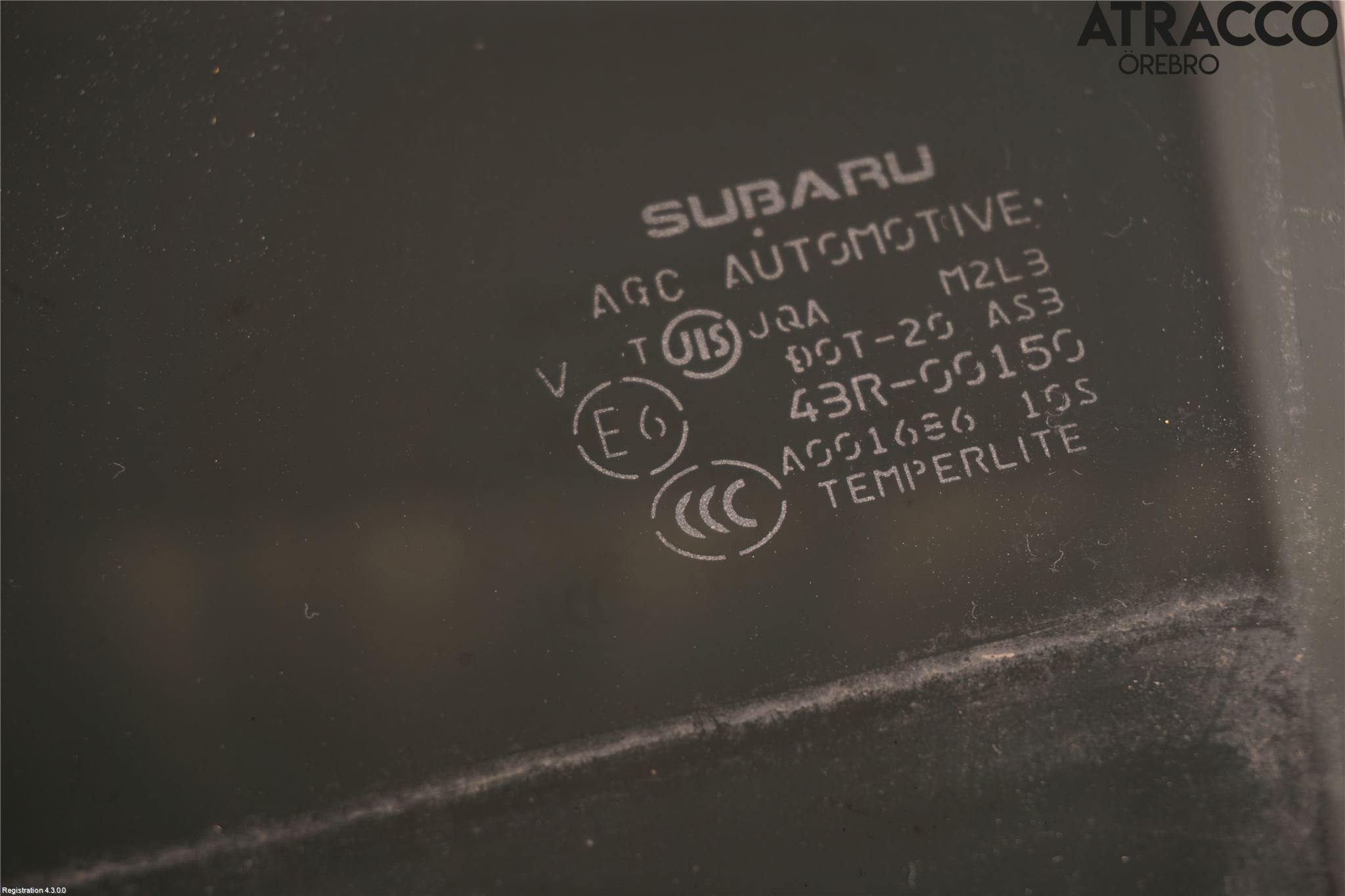 Subaru XV 18-22 Dørrute Bak Venstre 4Dørs