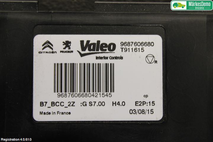 Citroen C4 II 11-18 Styreenhet Kupevarme