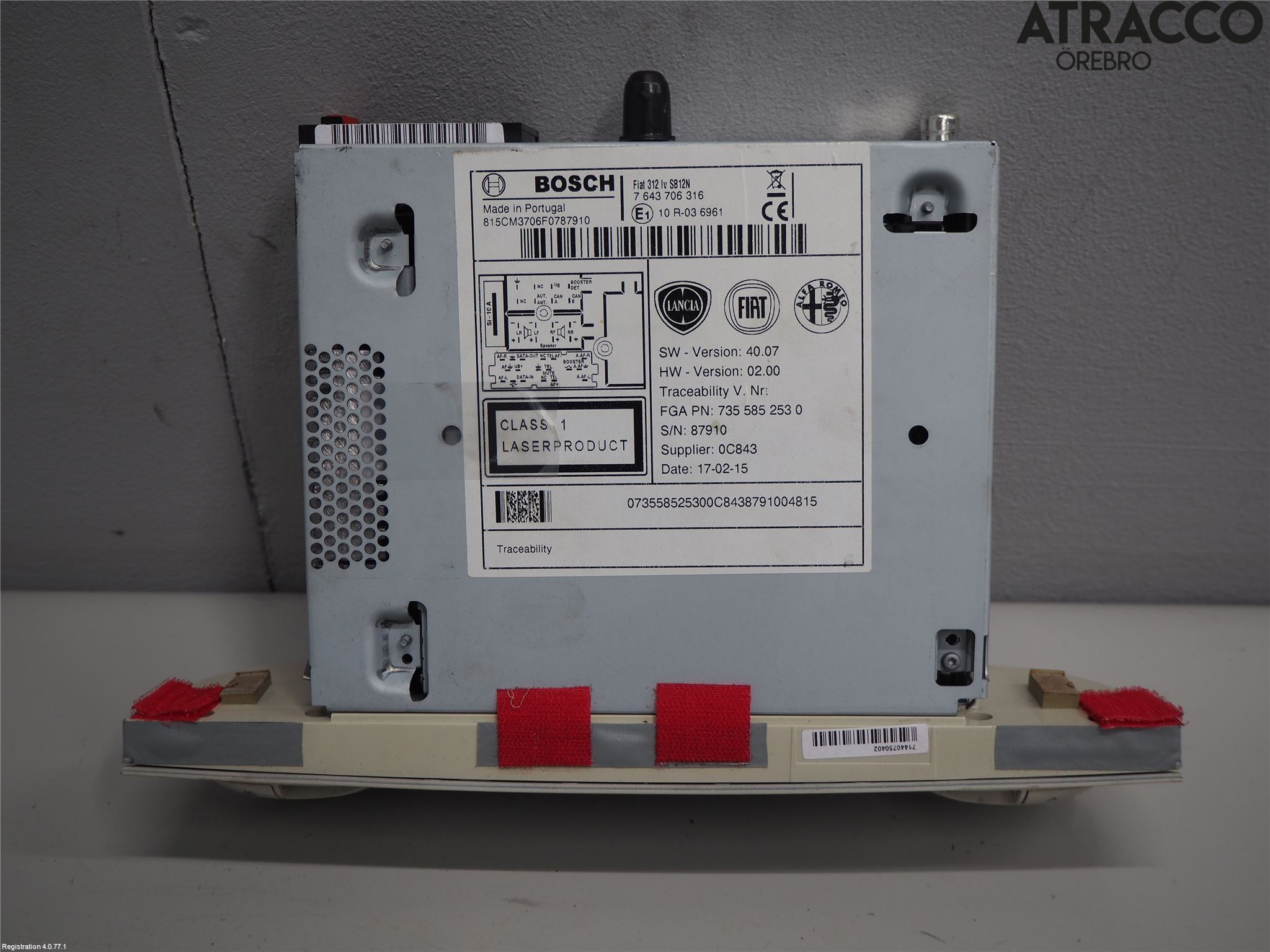 Fiat 500 07- Stereo Radio