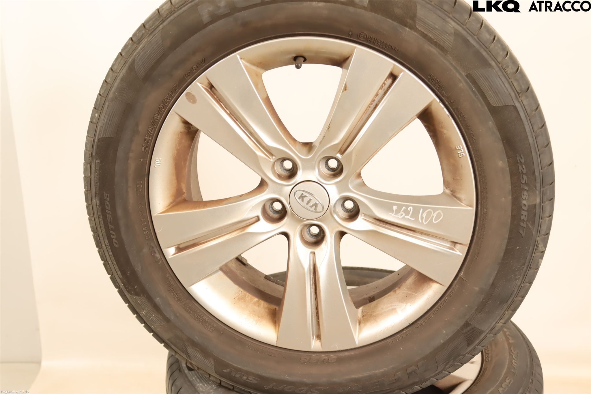 Kia SPORTAGE (SL) 11-15 Dekk Sommer På Alu Felg 4Stk