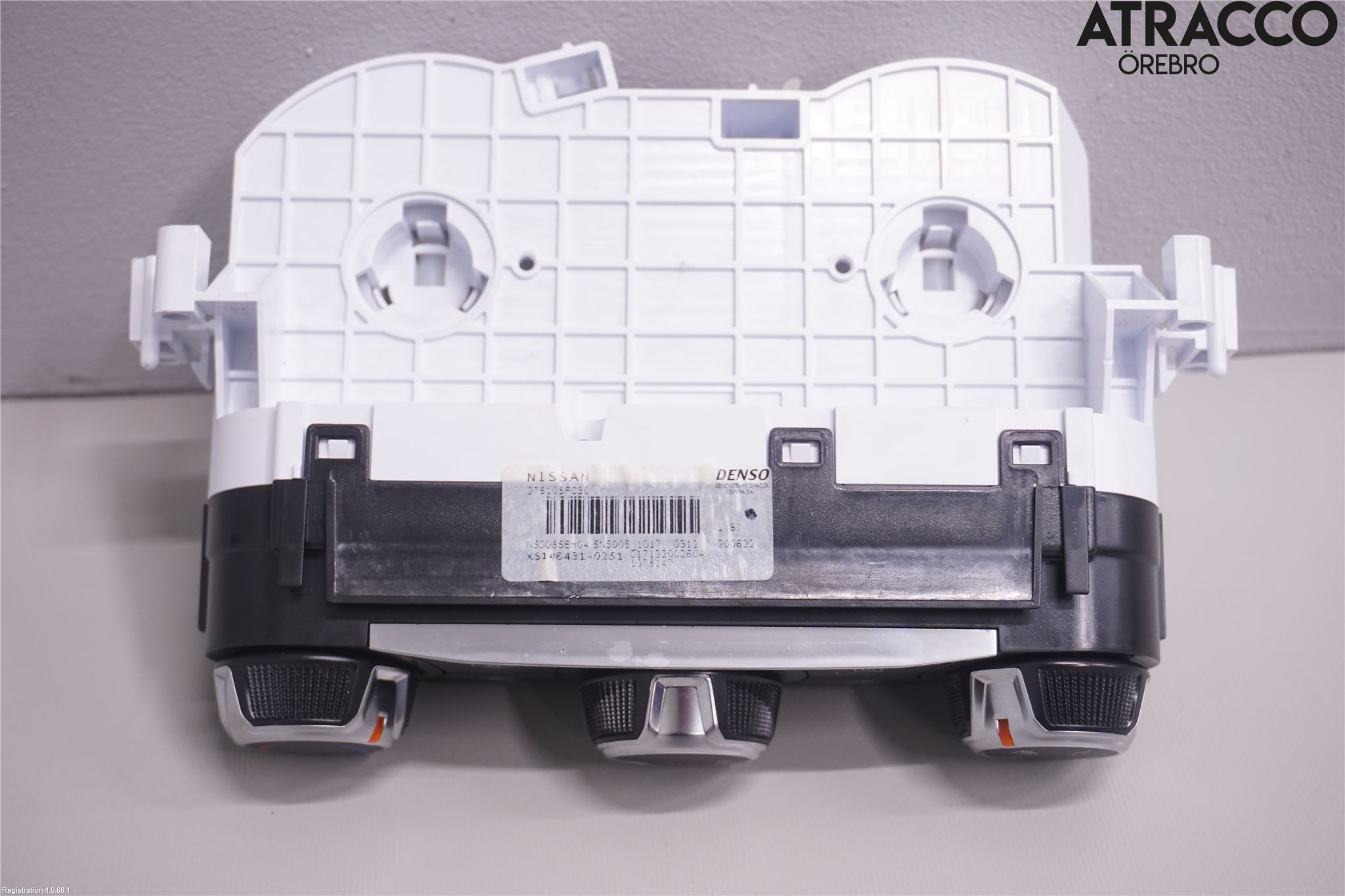 Nissan MICRA 17- Varme Ac Betjening-Display