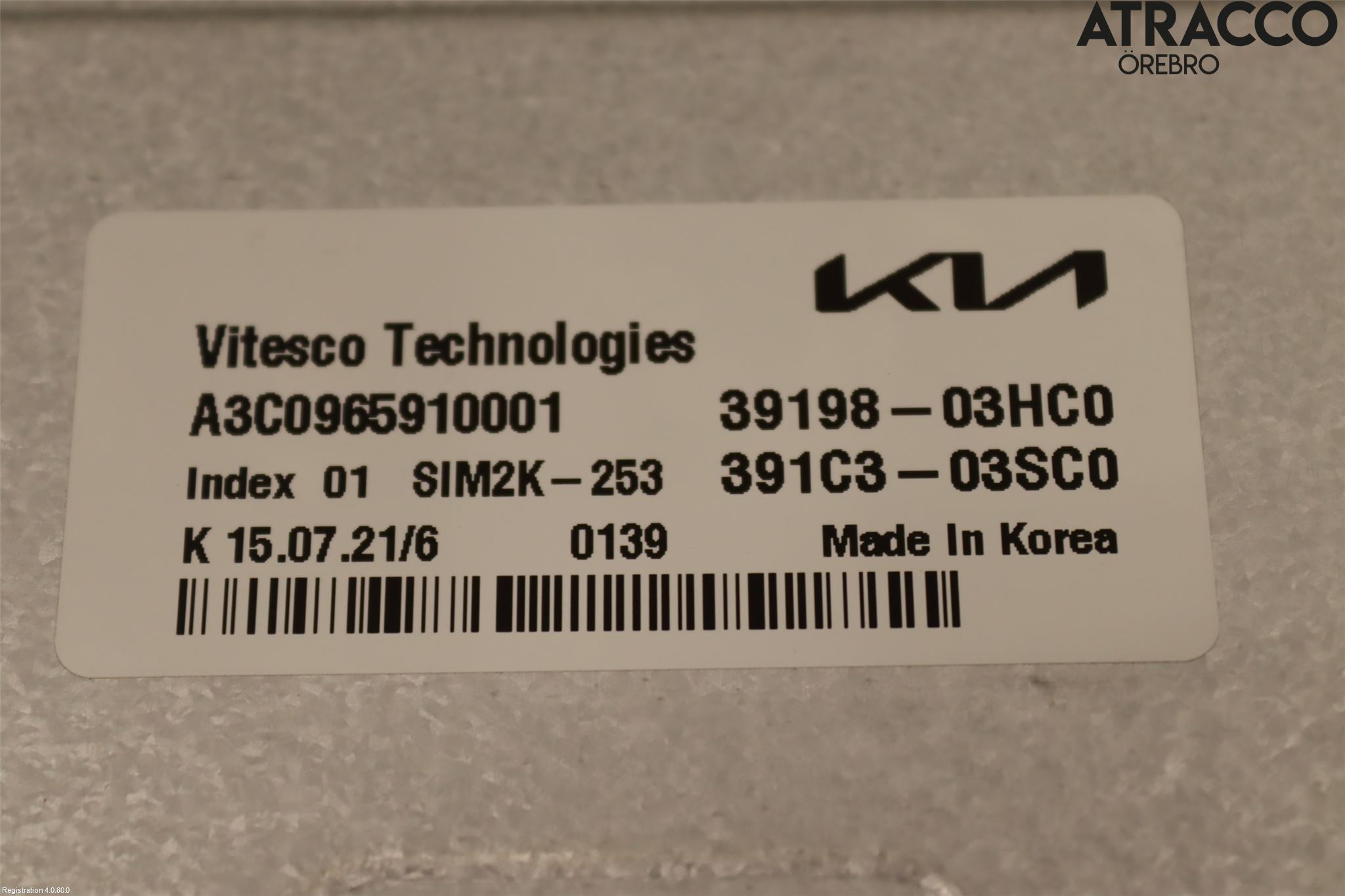 Kia CEED/CEED SW 19- Styreenhet Innsprøytning