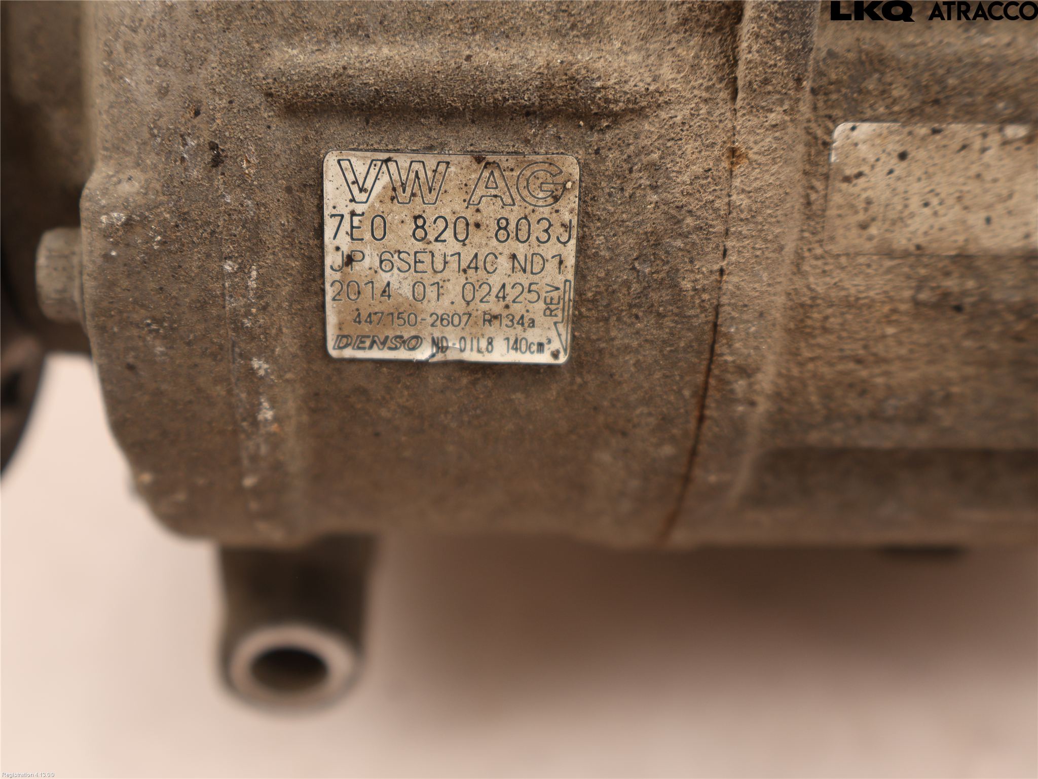 Volkswagen VW AMAROK 2H 10-22 Varme Ac Kompressor