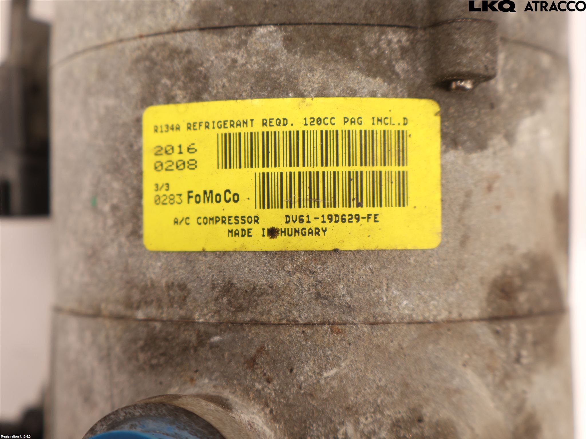 Ford FOCUS 15-18 Varme Ac Kompressor