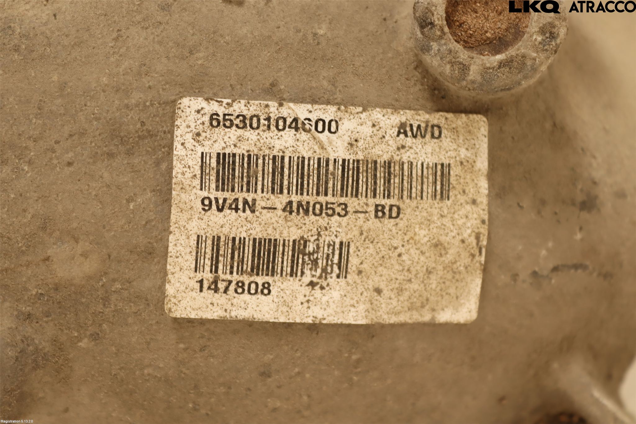 Ford KUGA 08-12 Bakaksel Kardang Bak -Diff